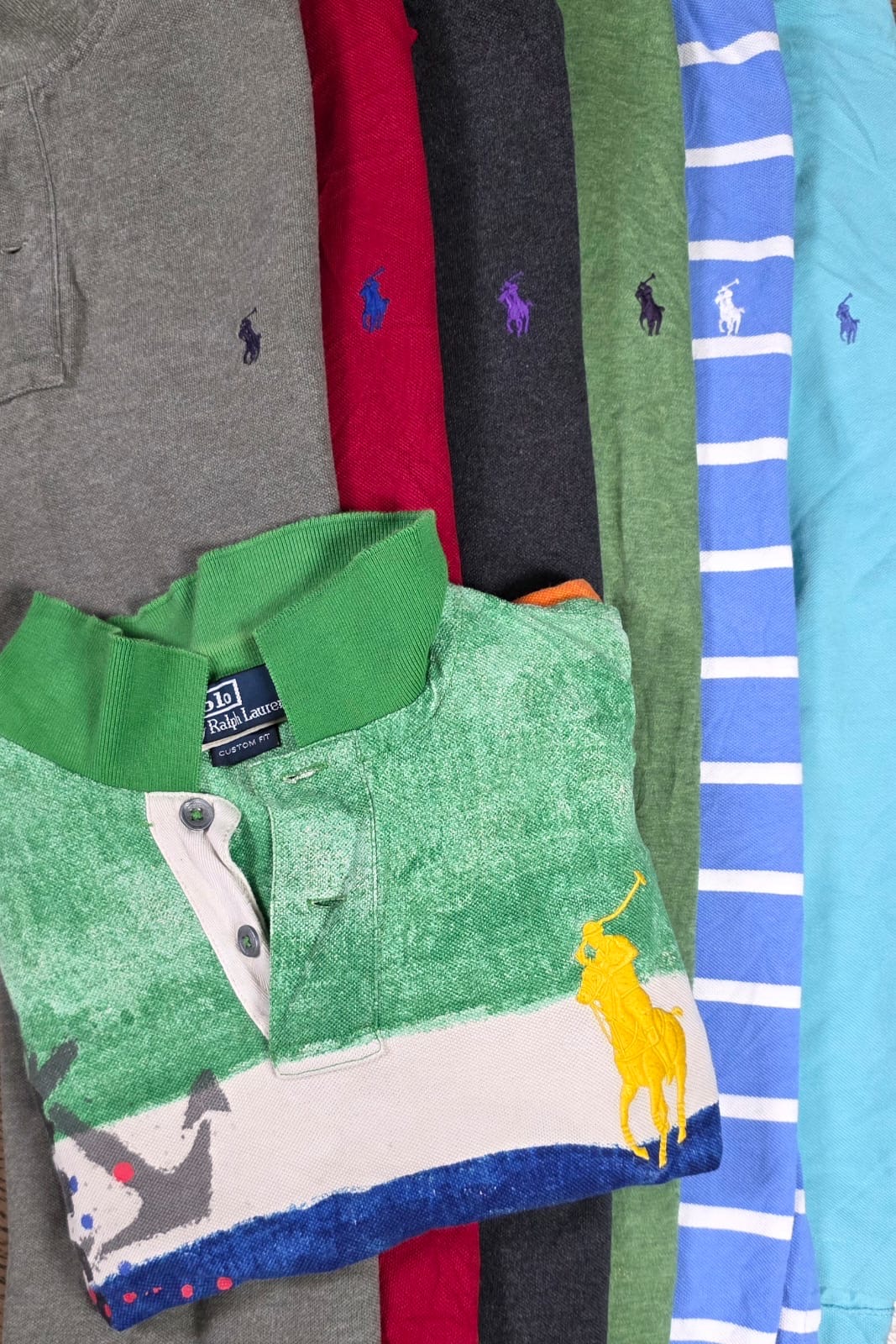 T-shirt con colletto Polo Ralph Lauren