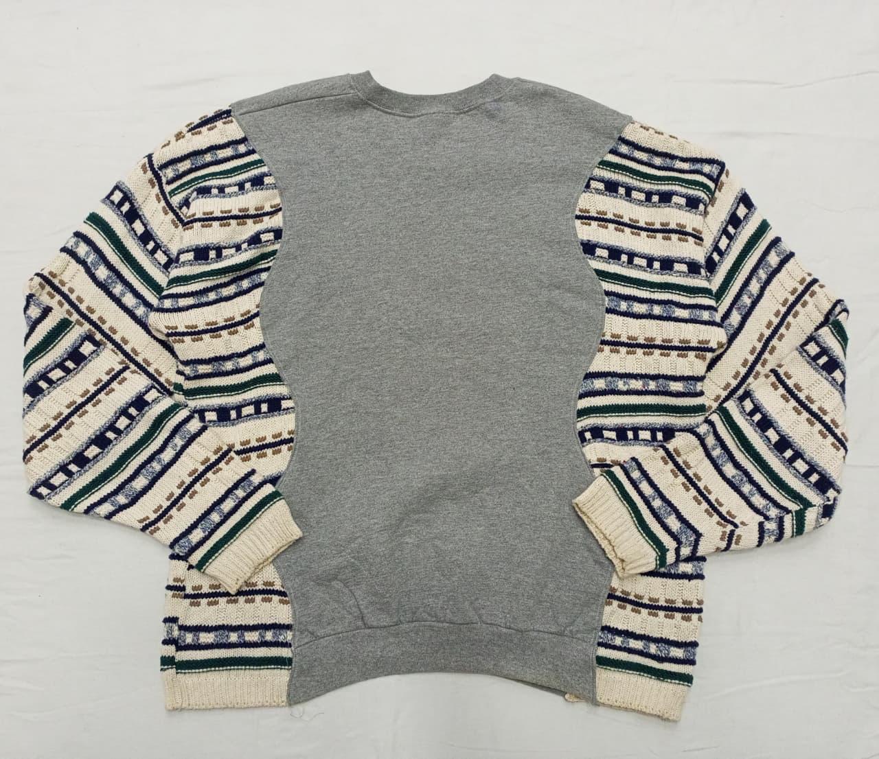 CR821 Upcycled Sweater Panel Sweatshirts