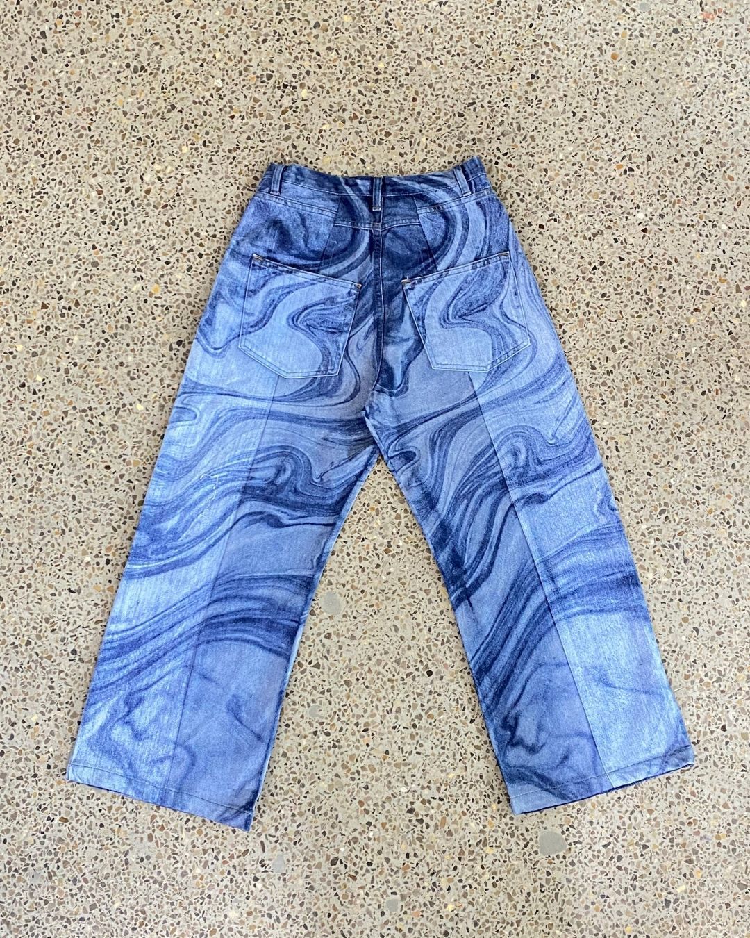 Upcycled Laser Print LLW  Jeans