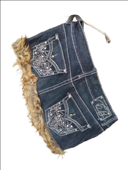 Jupes en fourrure mini pour femmes (MSK-111)