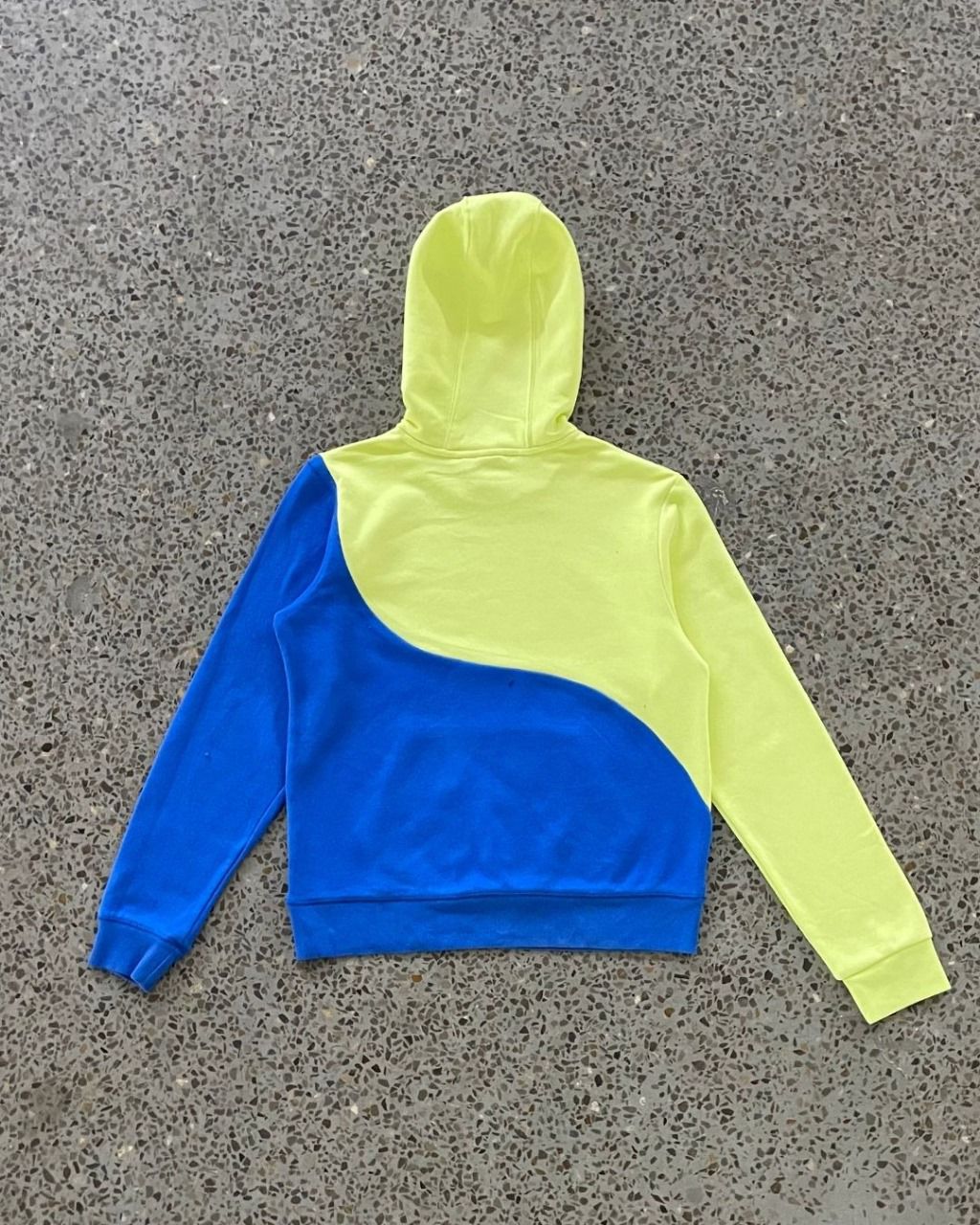 アップサイクルドツートンウェーブY2Kアディダスフーディ