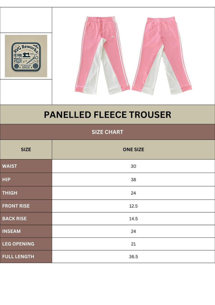 Upcycled Adidas Track Flare Pants