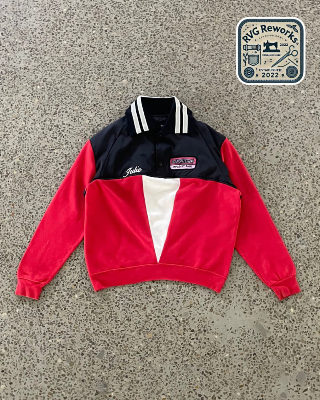 Upcycled Racing Patchwork Jacket