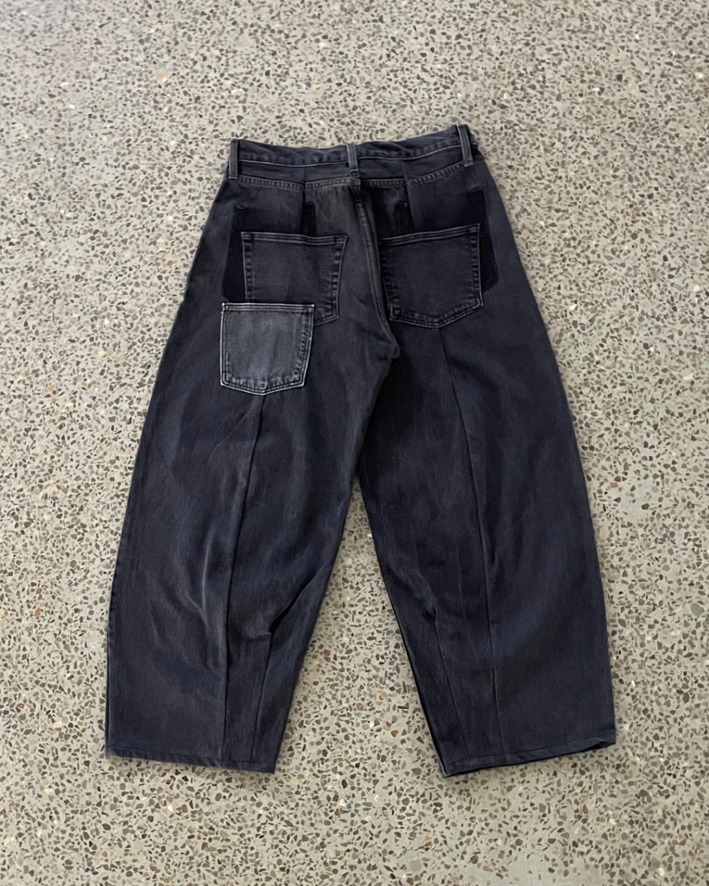 Upcycled Baggy Panelled LLW Jeans