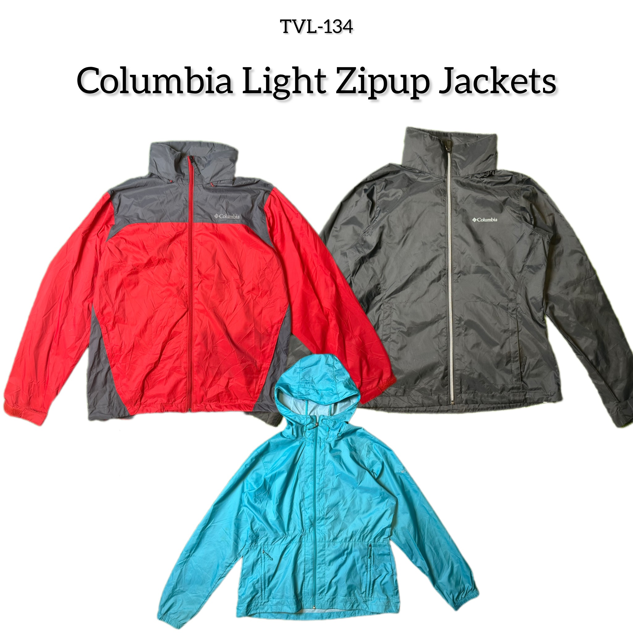 Giacca leggera con zip Columbia (TVL-134)