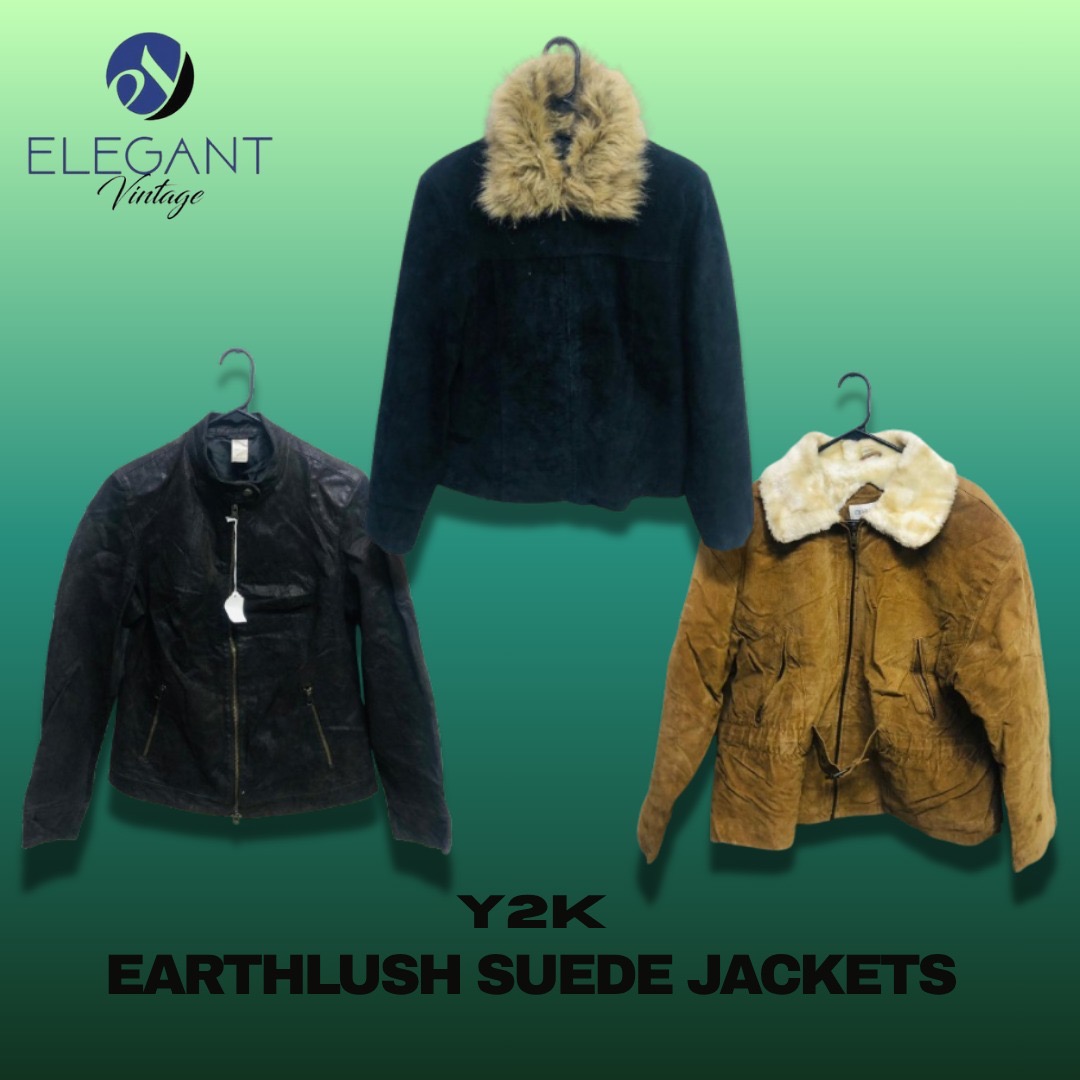 Giacche in suede lussuoso Y2K Earth - EV1232