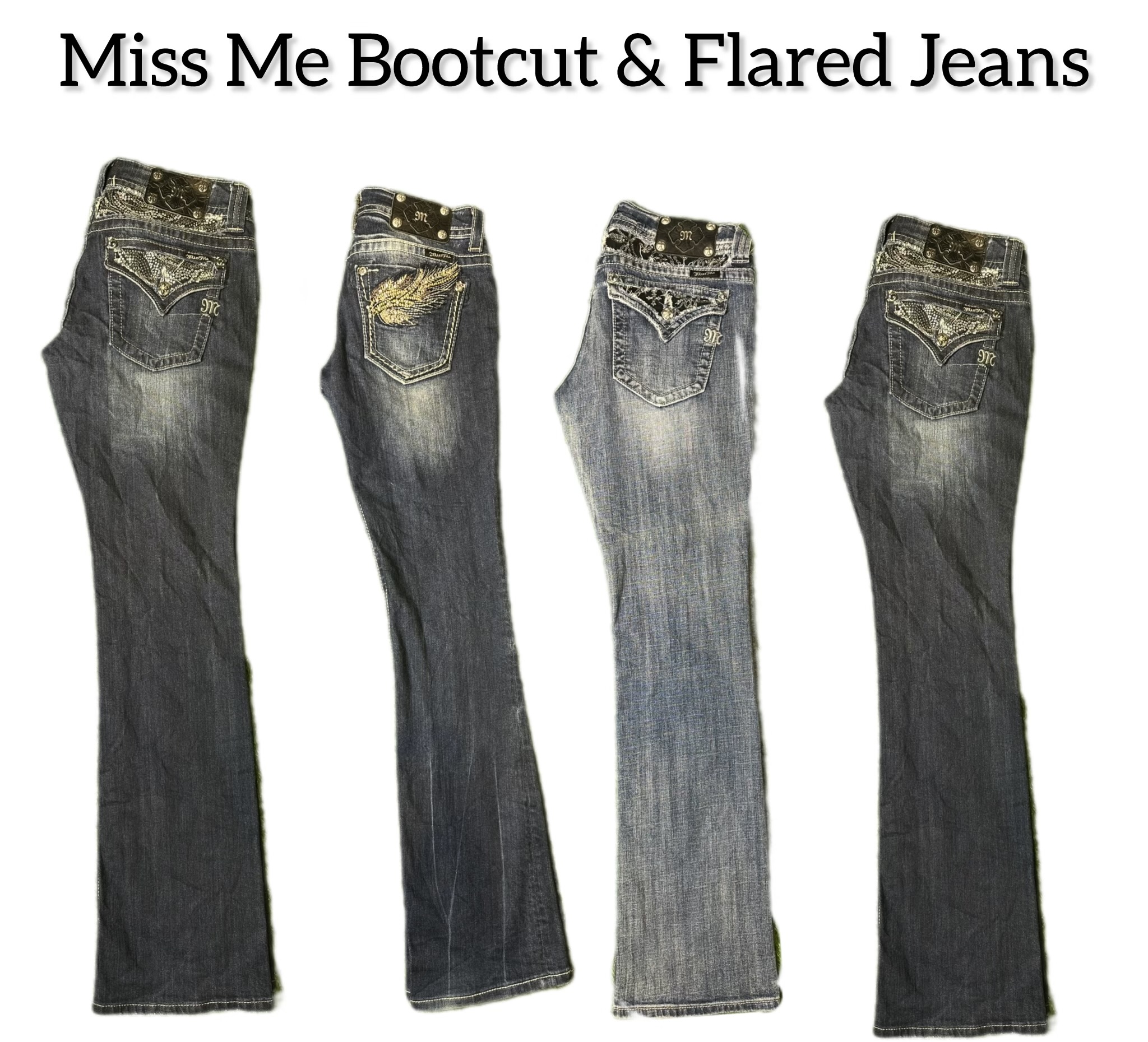 Miss Me BootCut & Flared Jeans(TVL-137)