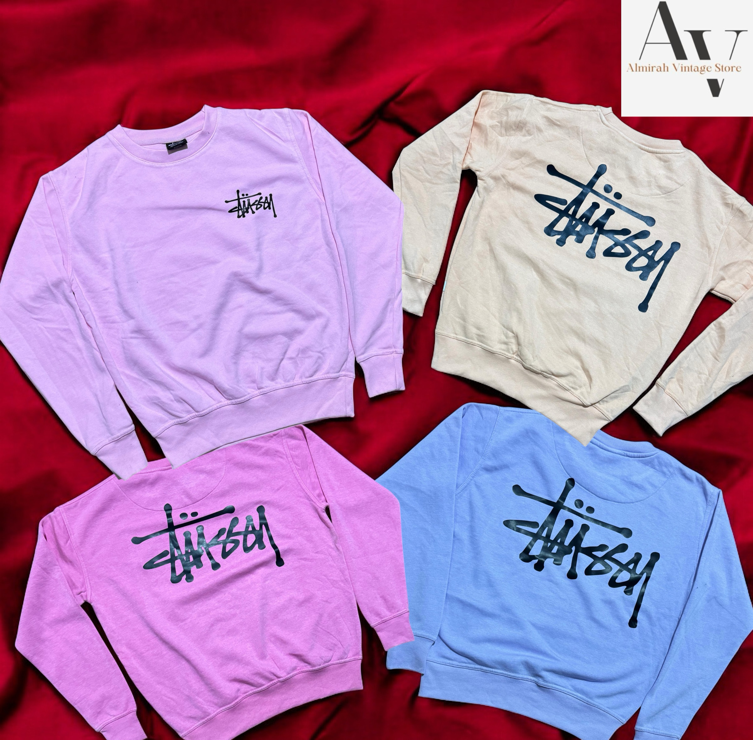 Stussy rework style  girls sweatshirts