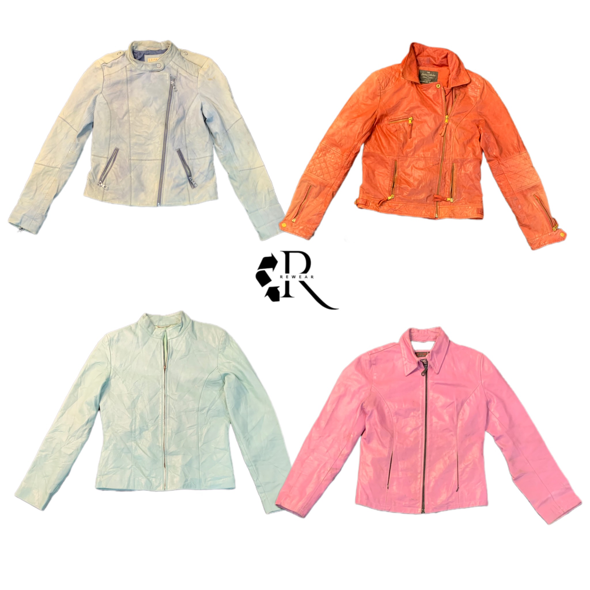 90s/Y2K Britney Era Girl Leather Jacket Rw-1252