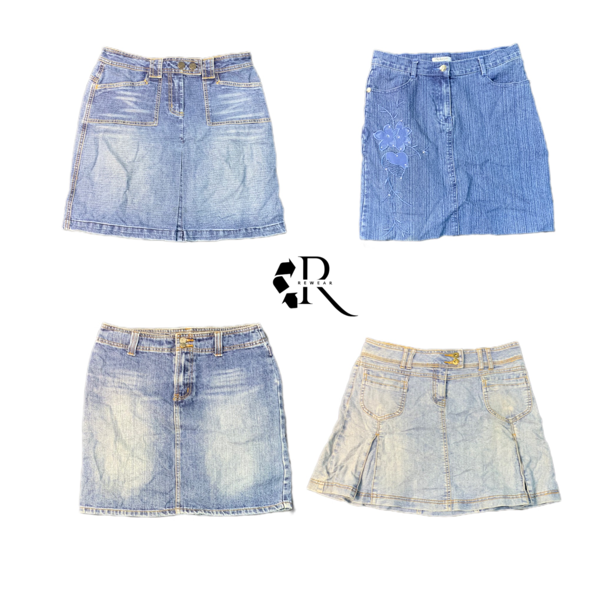 Y2K Era Cyber Girl Midi Skirts RW-1257