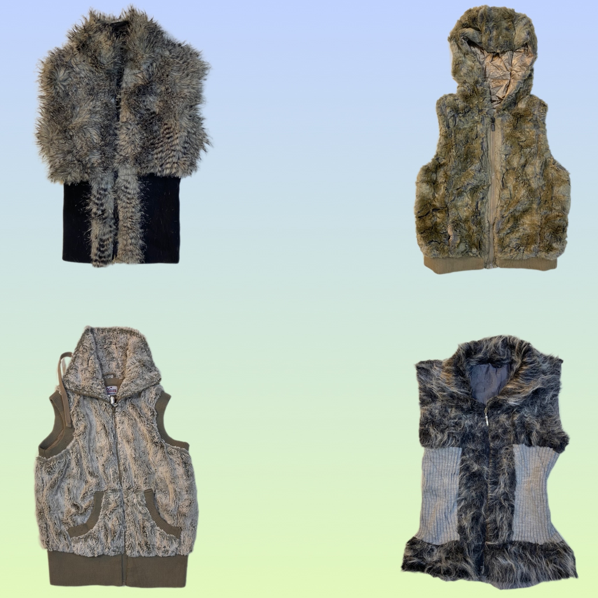 Gilet en fourrure Y2K (TH-1569)