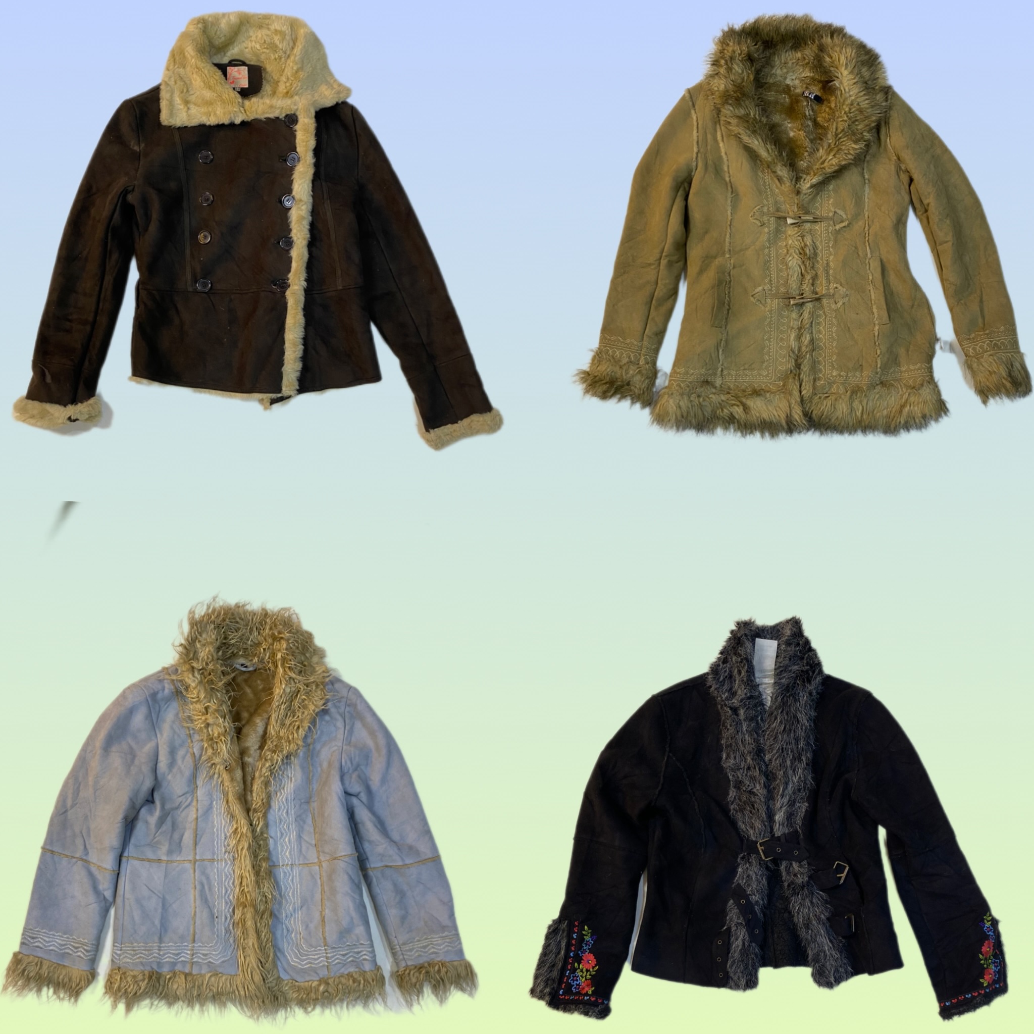 Manteau afghan Y2K (TS-1570)