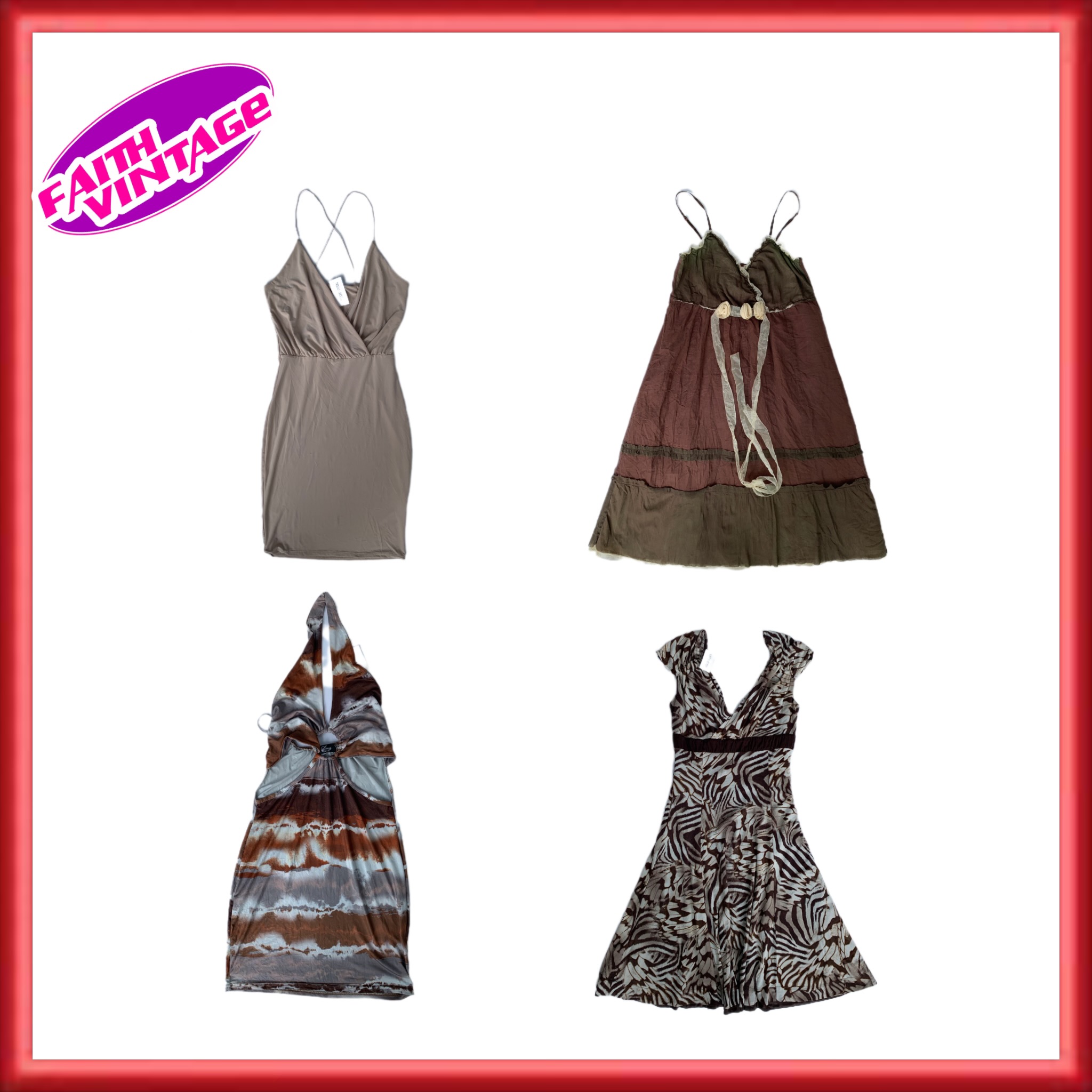 Neutral chic all Dresses Mix ( FV-107 )