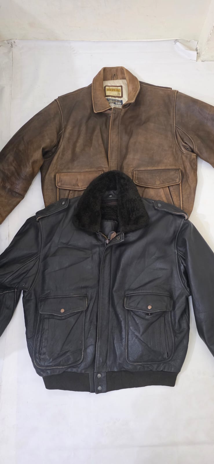 Men's flight vintage leather jackets