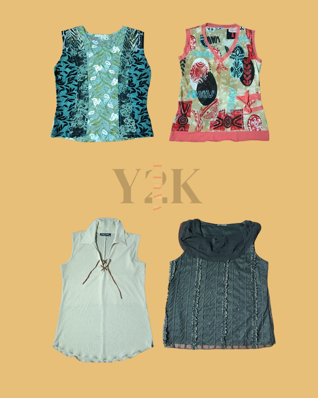 Retro Y2K Grafik T-Shirts (Yv-465)