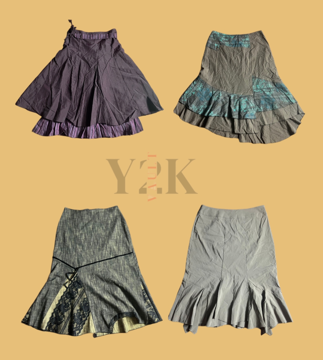 Y2K Layered Skirt Bundle (Yv-467)