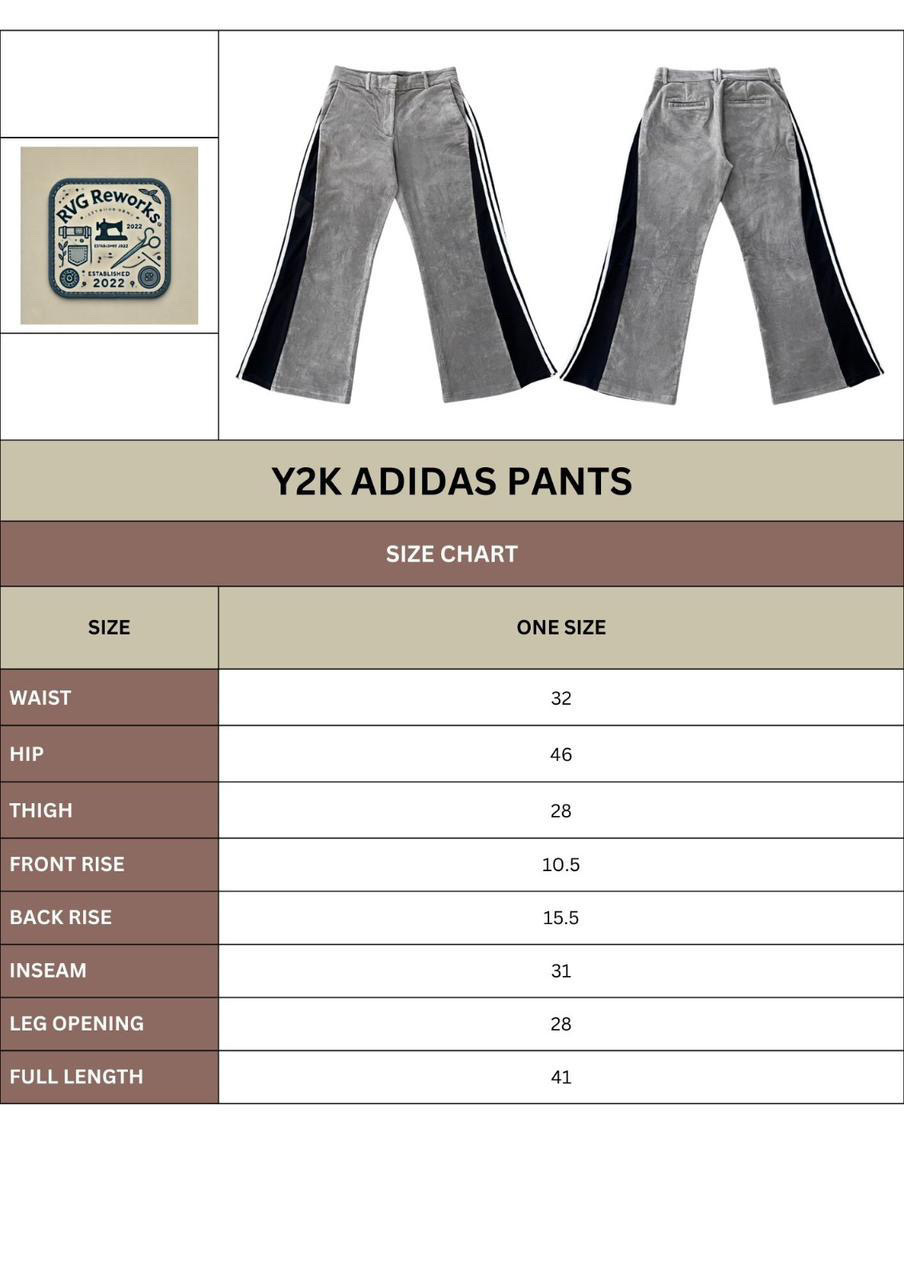 Upcycled Corduroy Adidas Track Pants