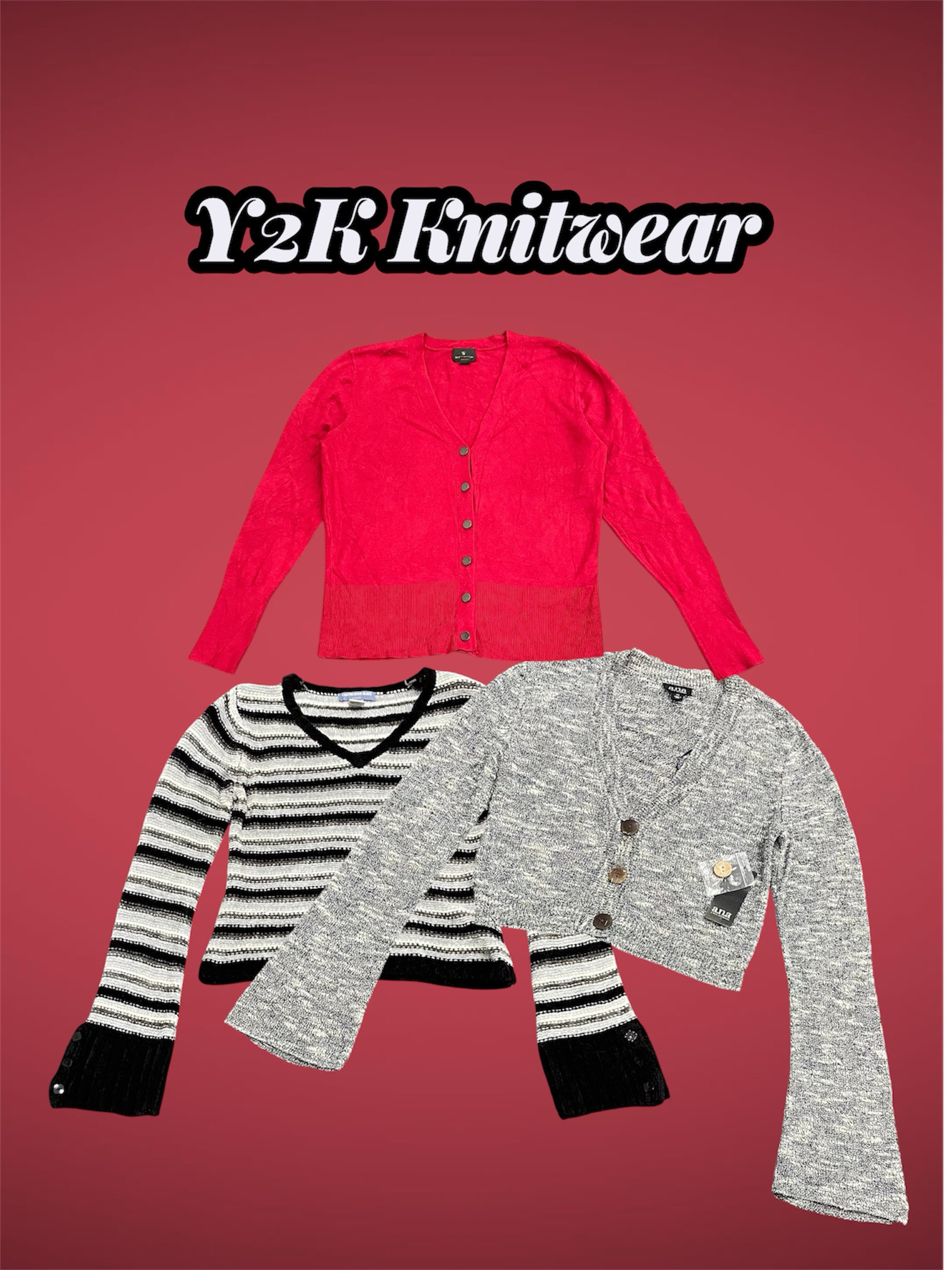 Y2K Preppy & Indie Knitwear E7