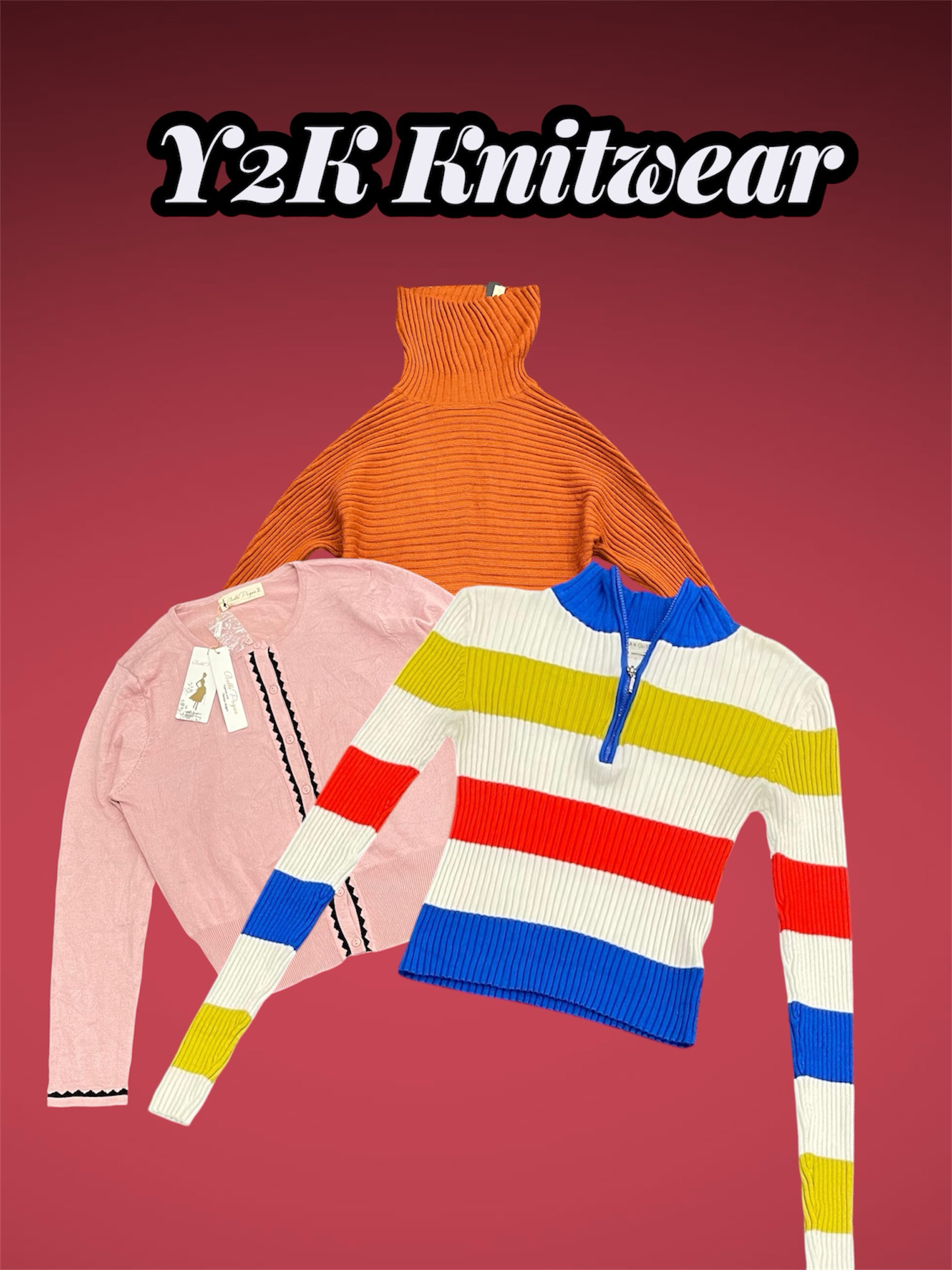 Y2K Maglieria Texturizzata E3