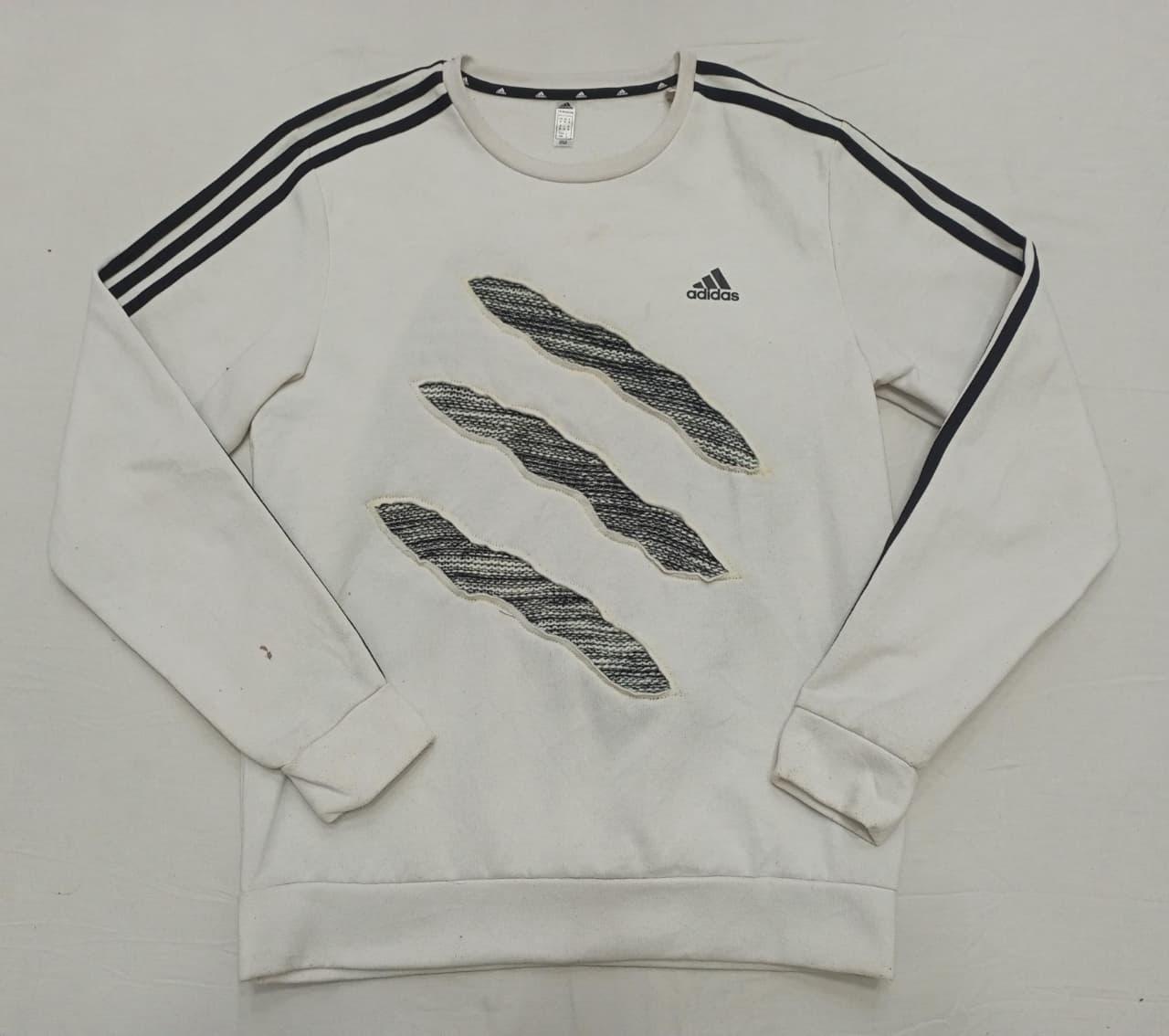 CR838 Upcycling Gemischte Marken Patchwork Sweatsh..