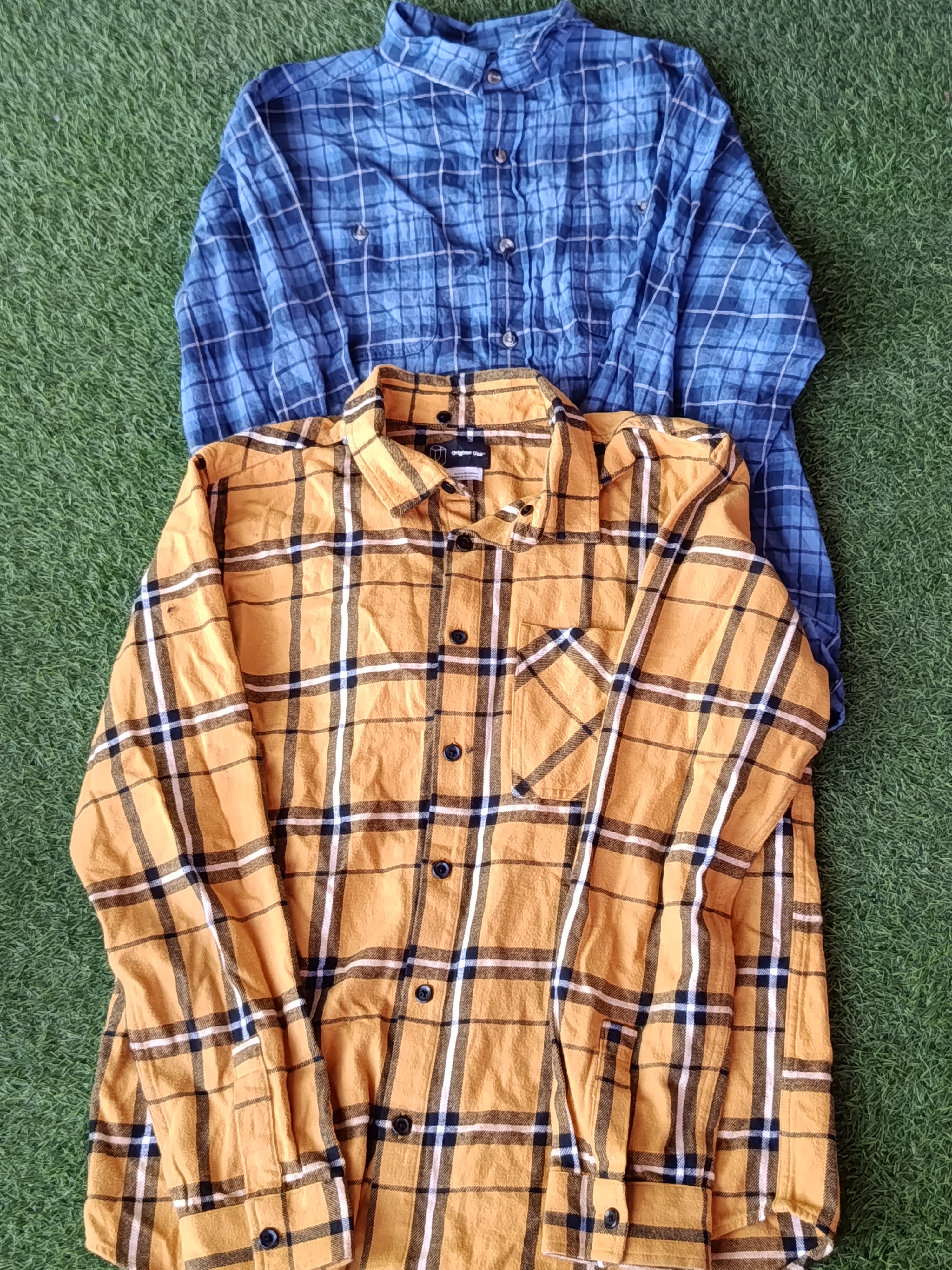 Camicia in flanella non di marca 9Pcs (3223)