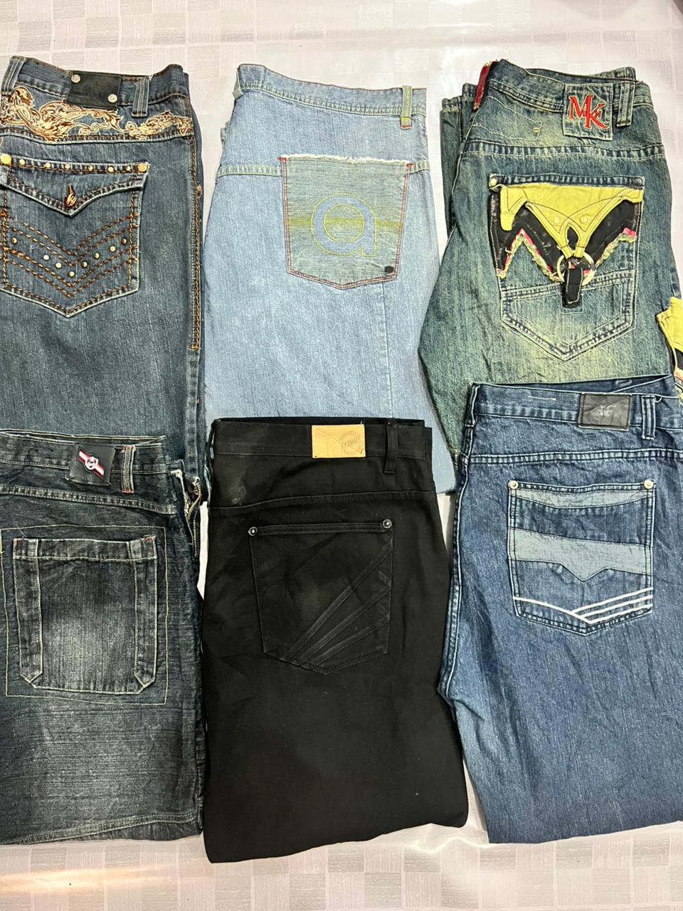 R190 Men Over Size Baggy HipHop Jeans