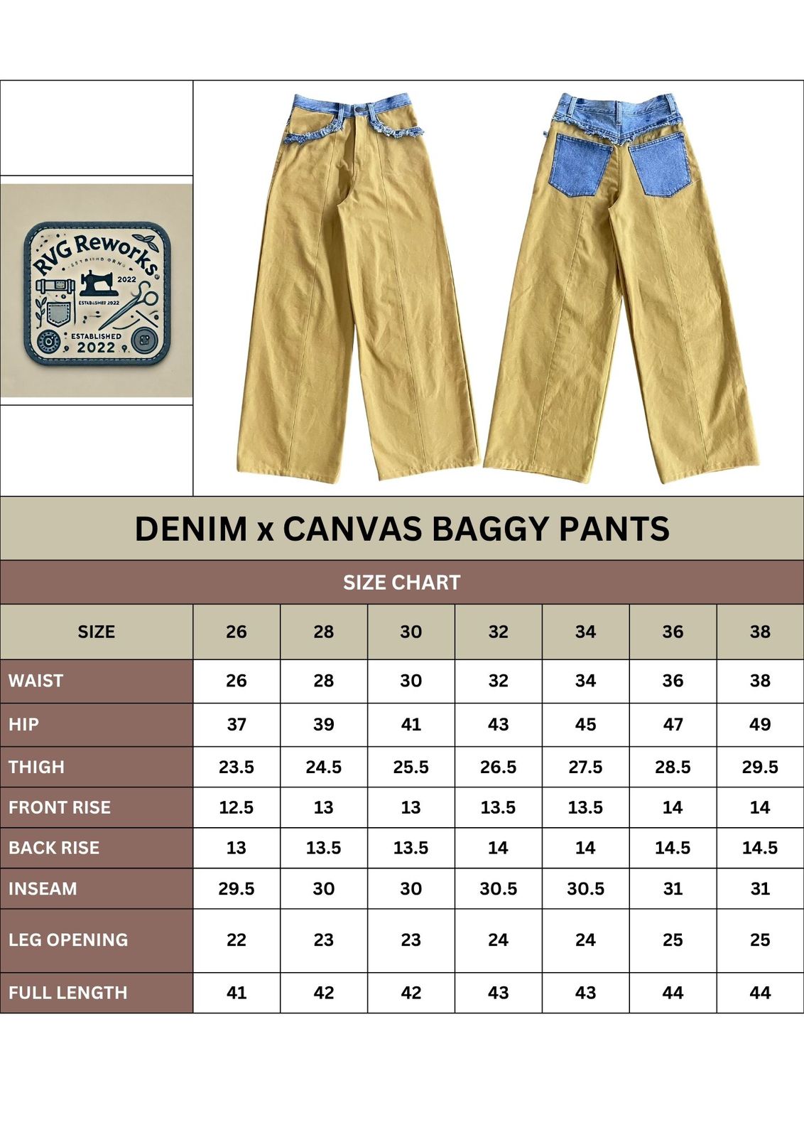 Pantalons en toile denim recyclés