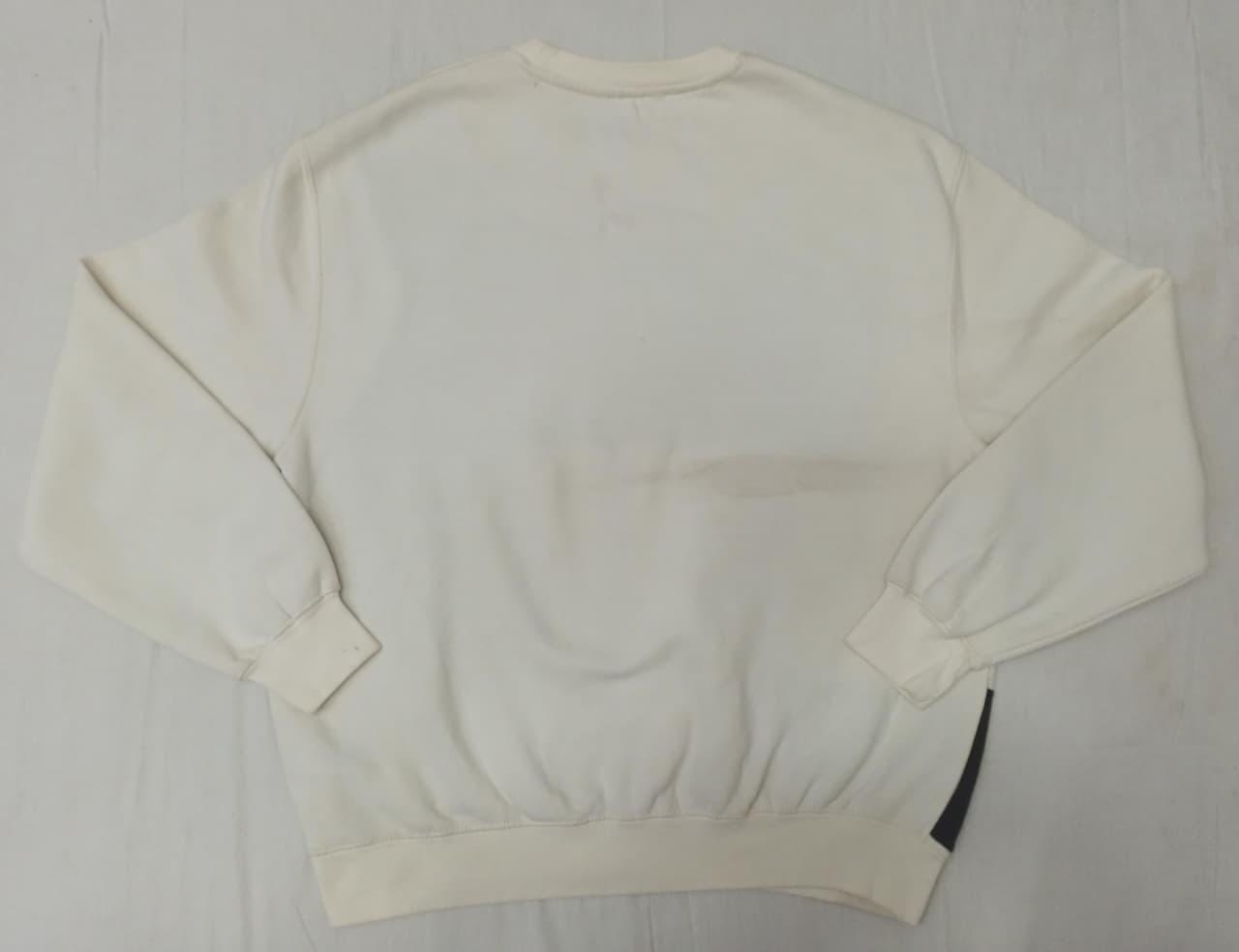 CR853 Sweatshirt en mélange recyclé avec patch de marques – Unisexe