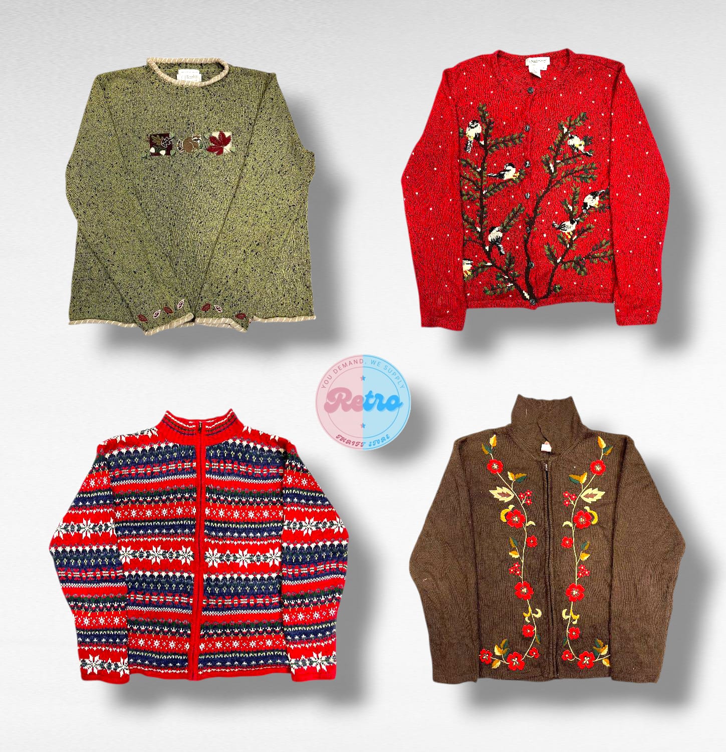 Y2K Vintage Themed Cardigans (R)