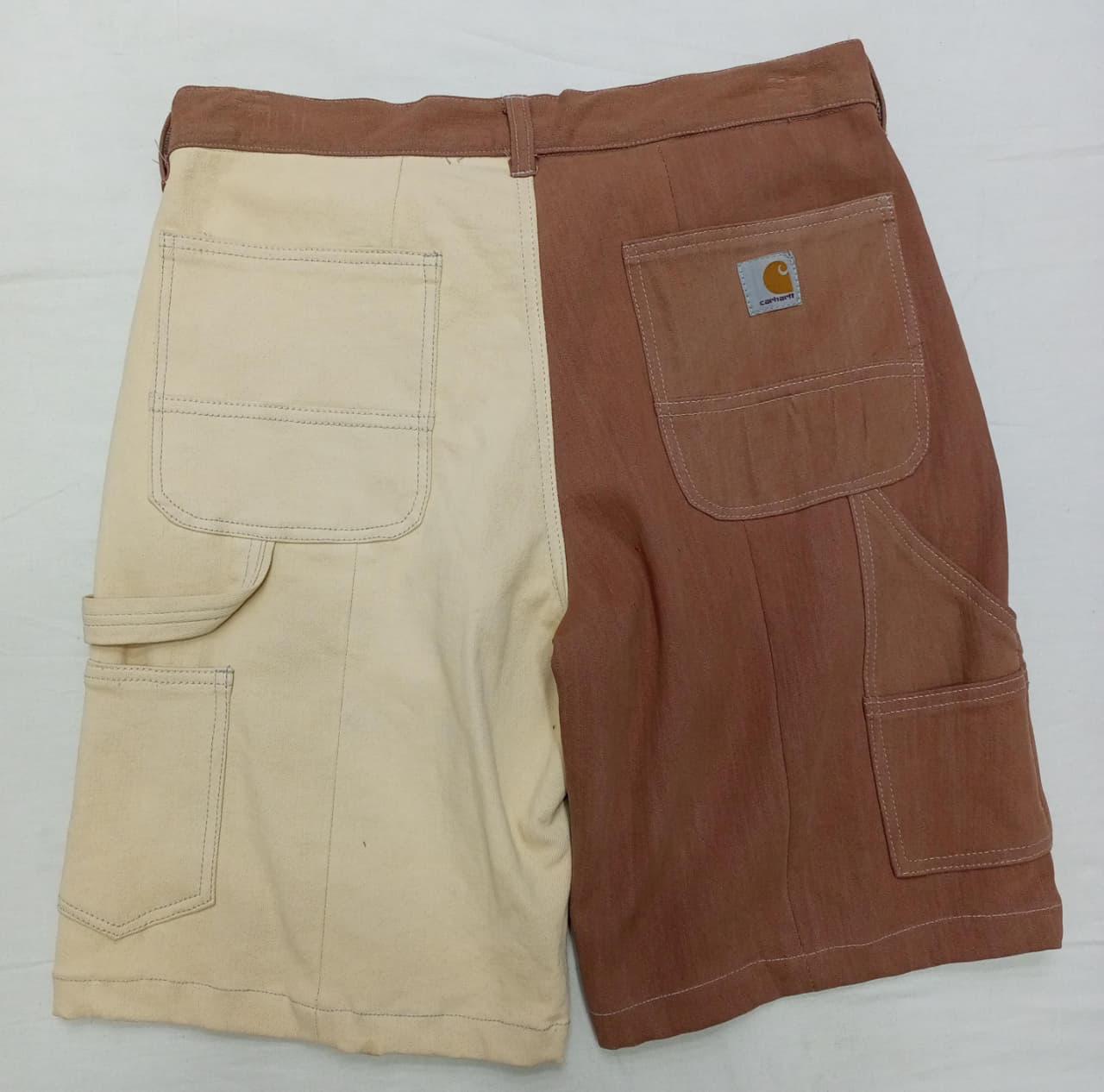 CR858 Upcycled Carhartt Two-Tone Shorts