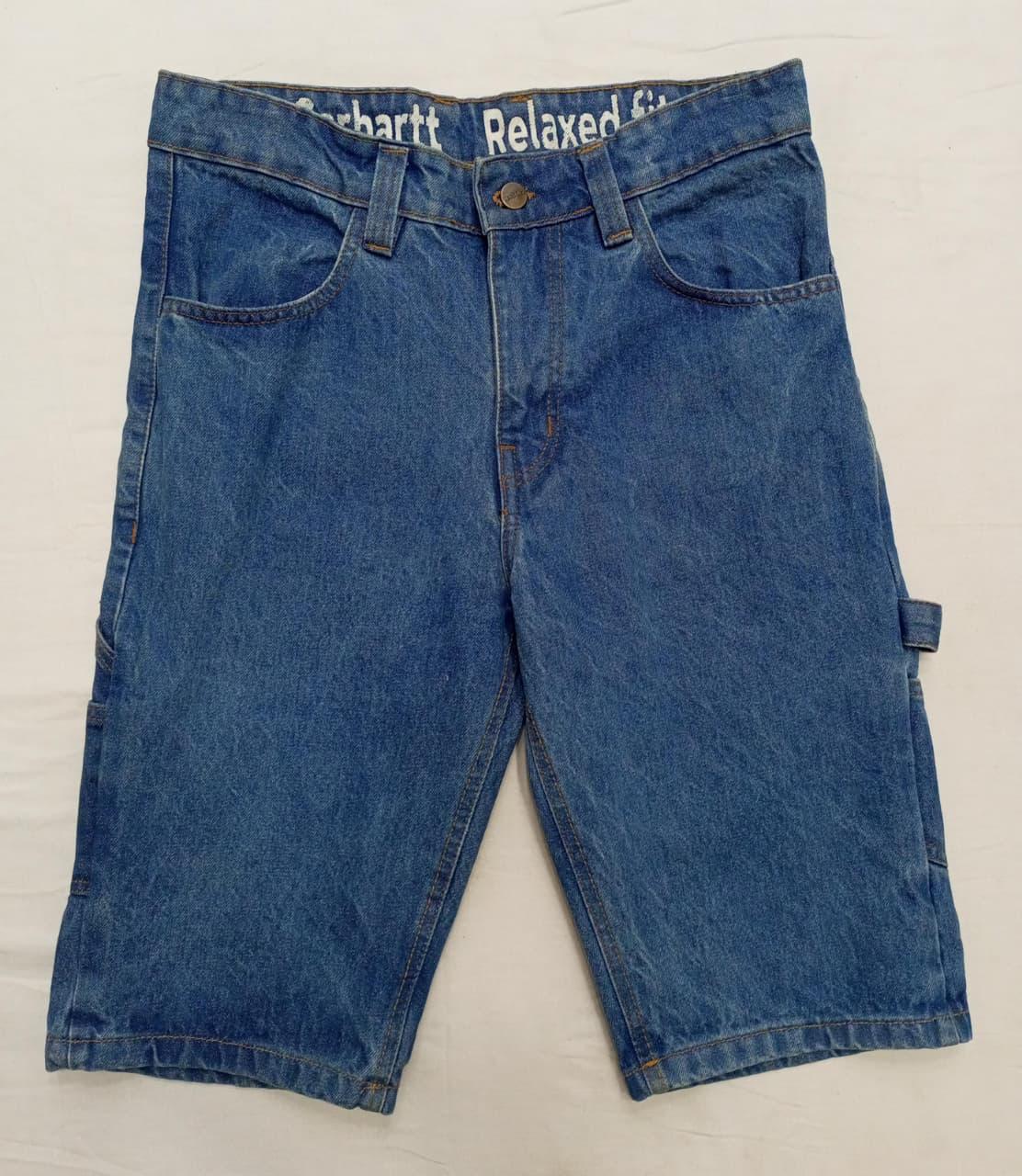 CR859 Upcycled Carhartt Denim Shorts
