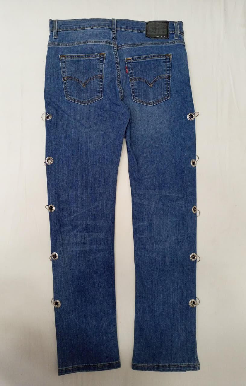 CR860 Upcycled Levi's Deconstructed Eyelet Denim