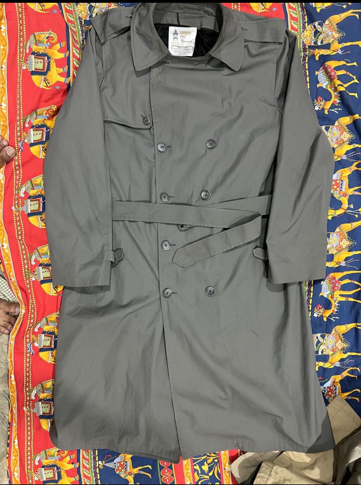 London fog trench coat