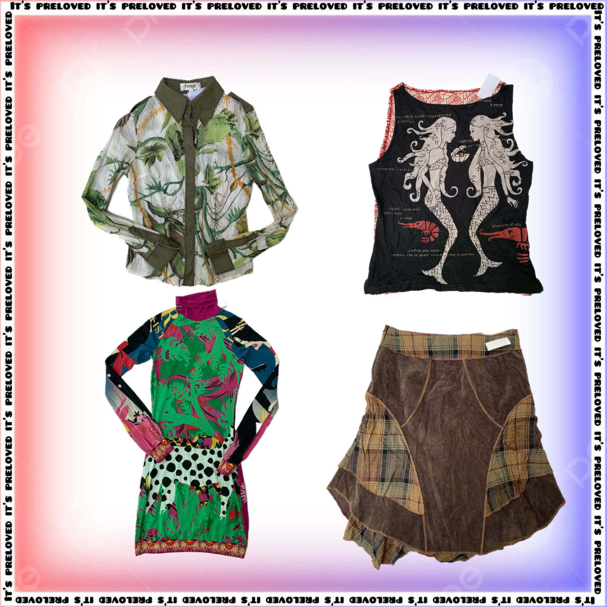 Artsy Girl Curation  tops dresses skirts (SS-1641)