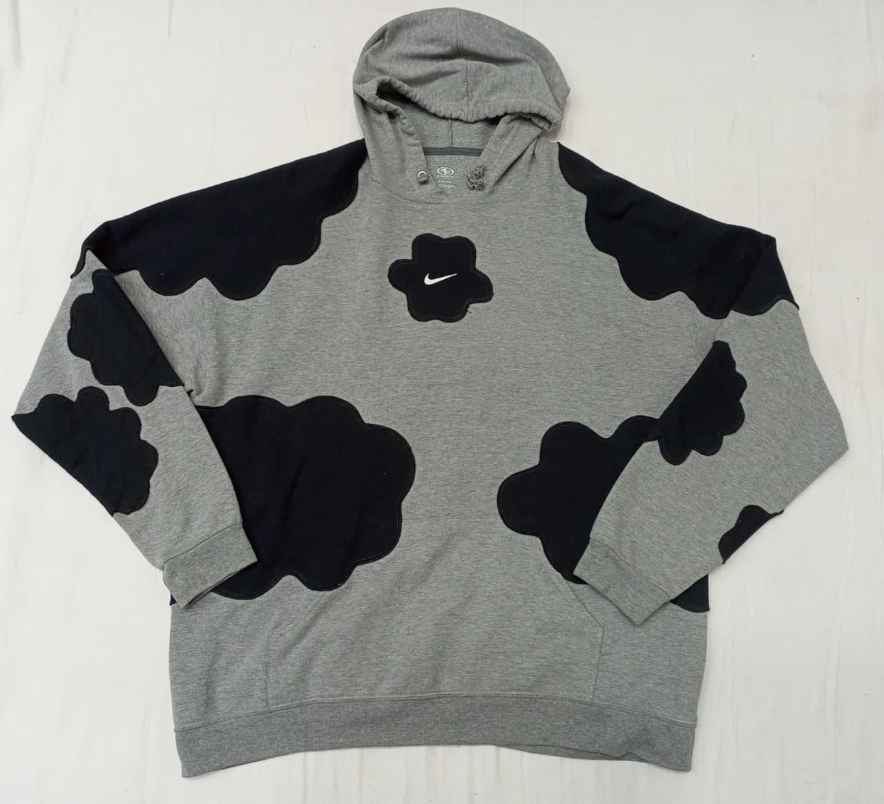 CR862 Upcycled Mix Branded Patch Hoodie – Unisex