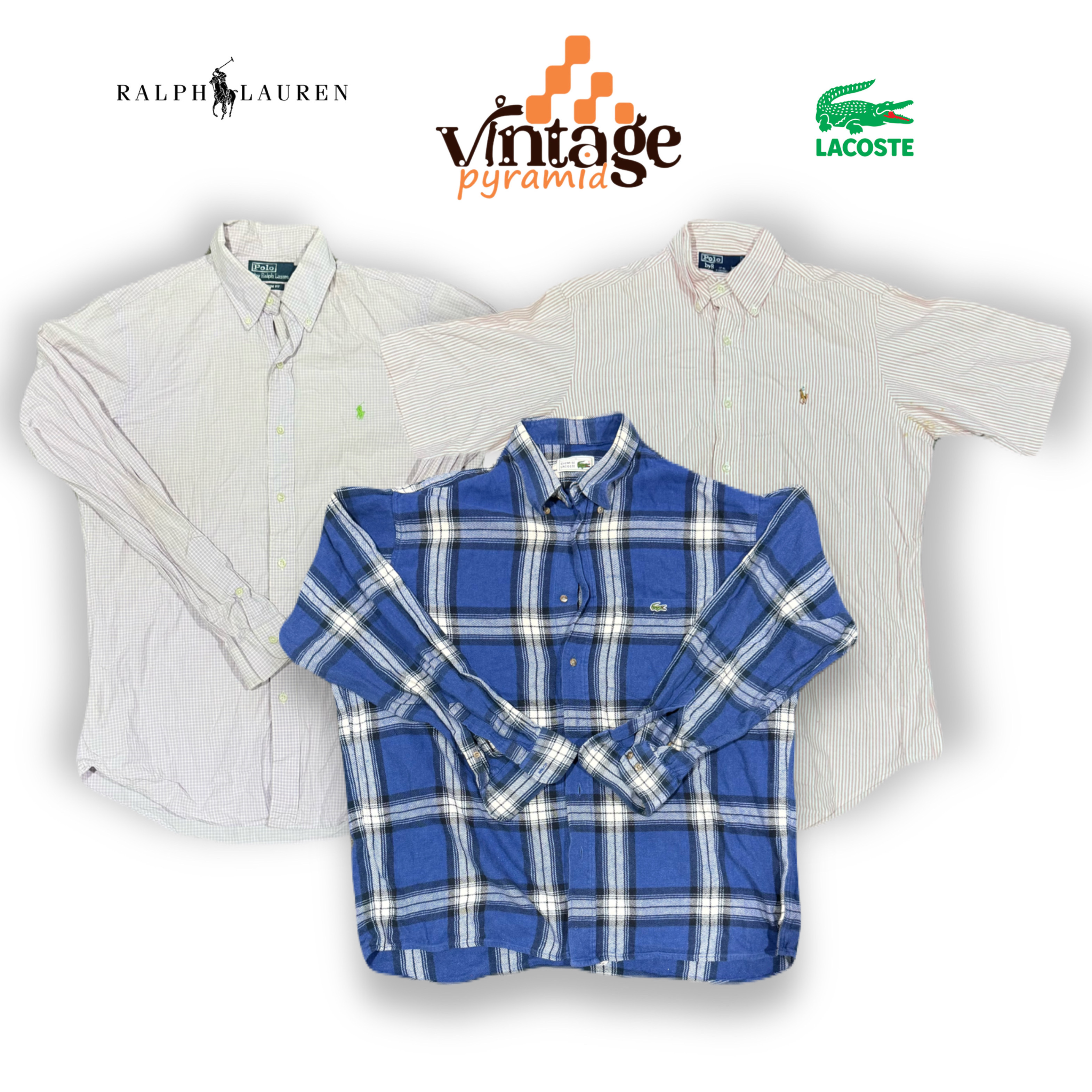 VPX478 Lacoste & Ralph Lauren Camicie