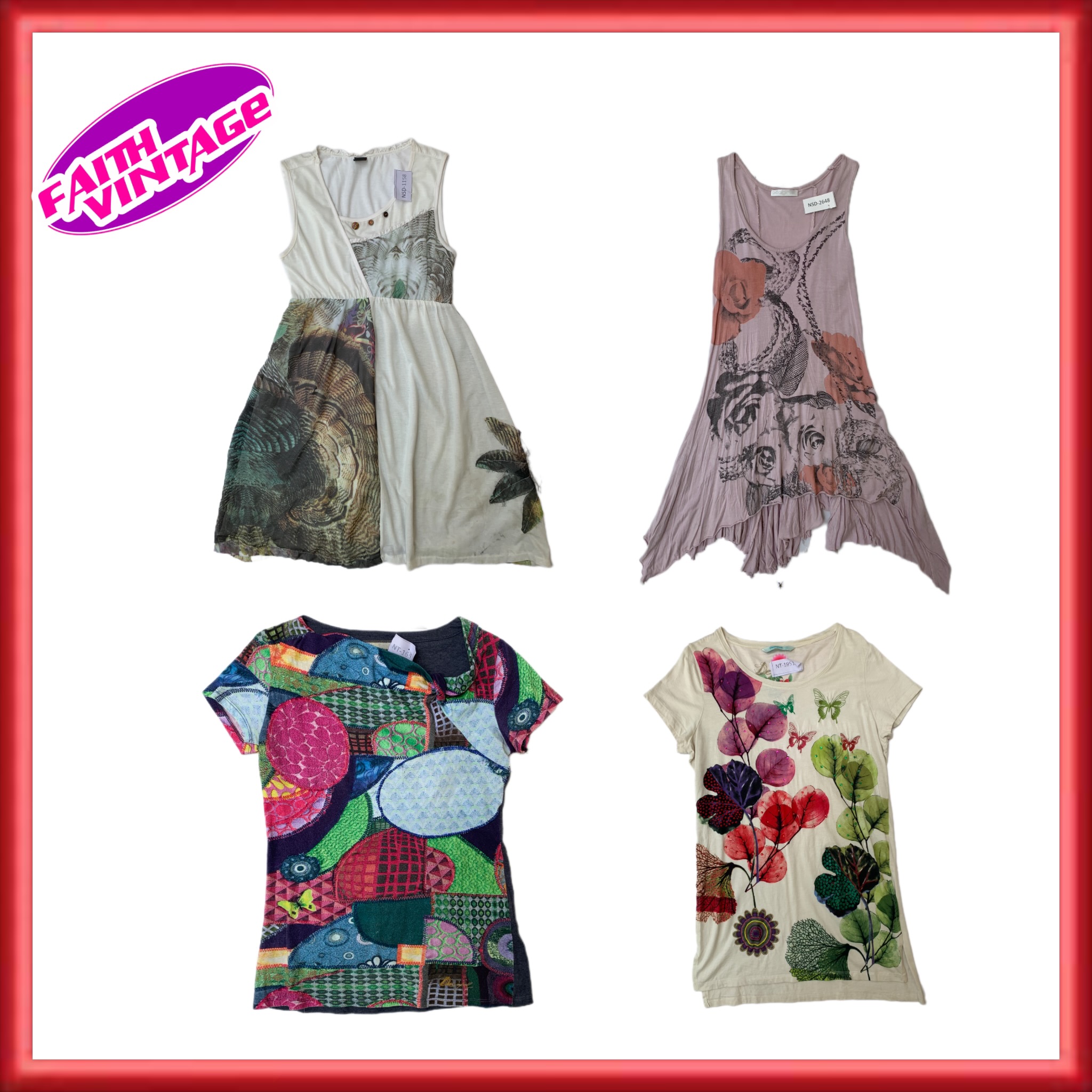 Robe Closet Chic et mélange de jupe en jean (FV-119)