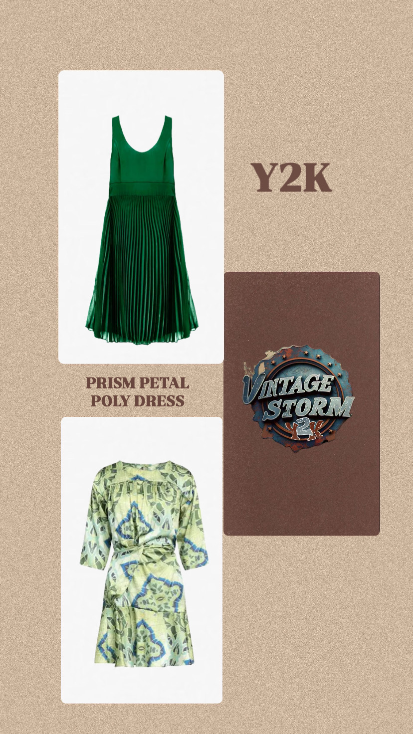 Robe en poly Y2k Prism Petal