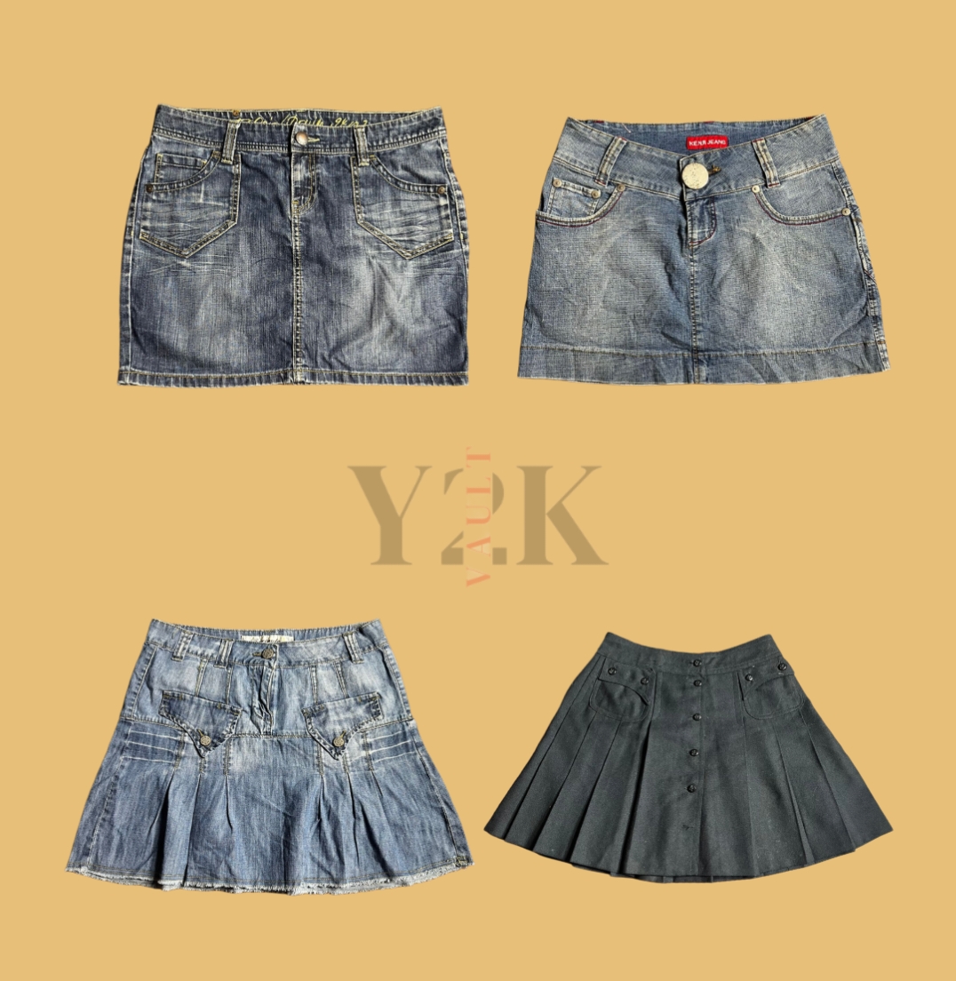 Retro Mini Skirt Edit (Yv-474)