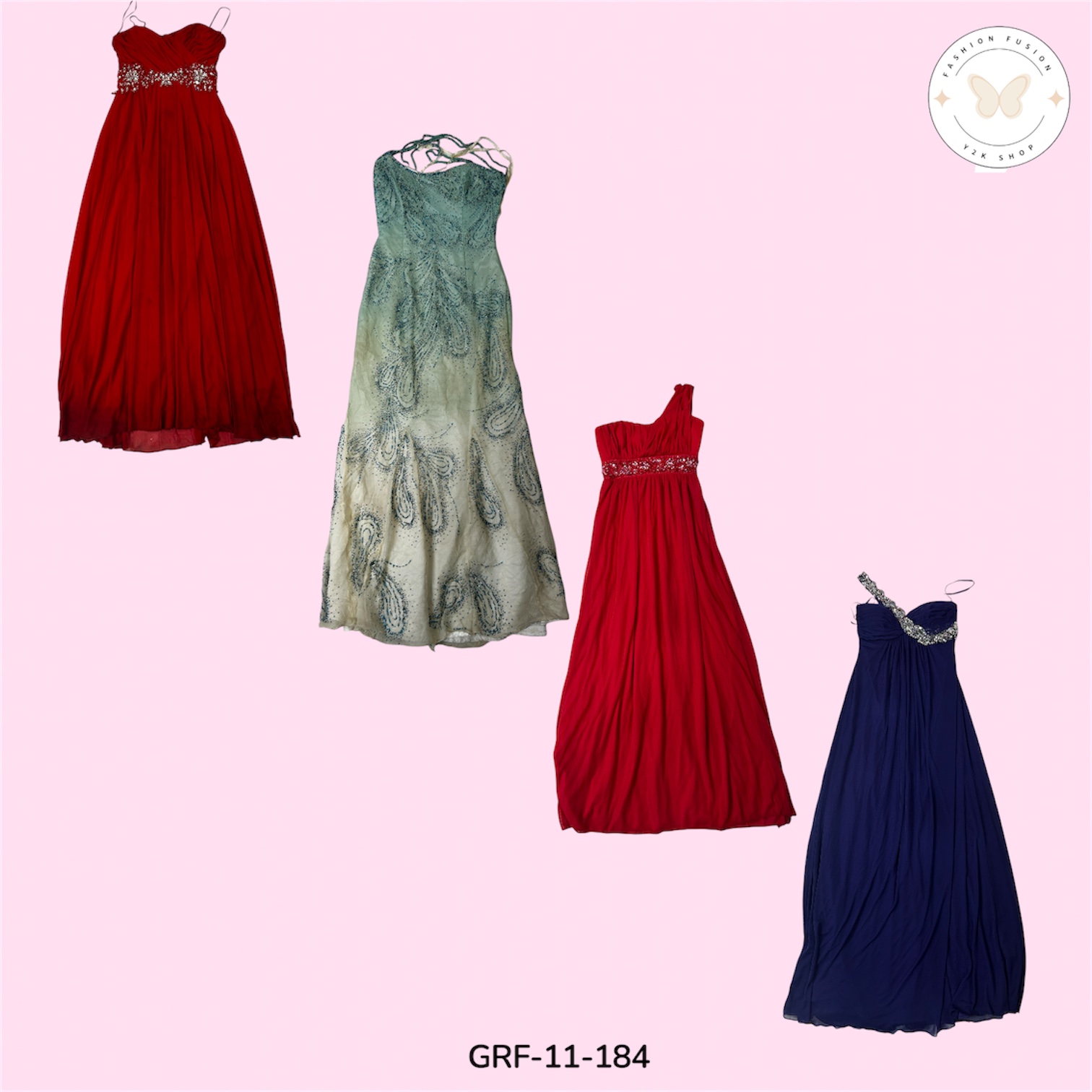 Elegant Satin Party Dress – Chic Evening Look (GRF-11-184)