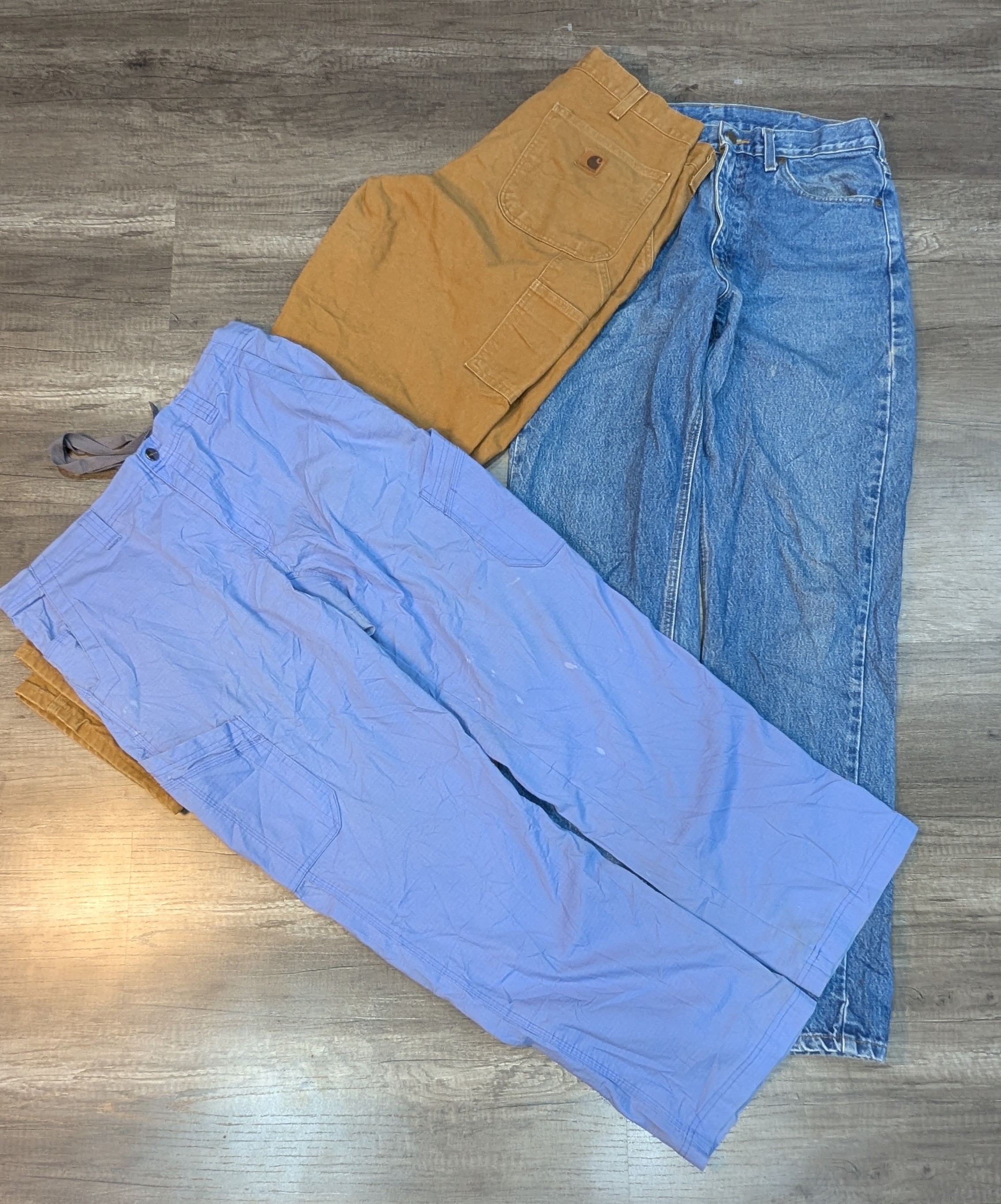 1016 - Calças de Algodão Carhartt, Jeans e Denim