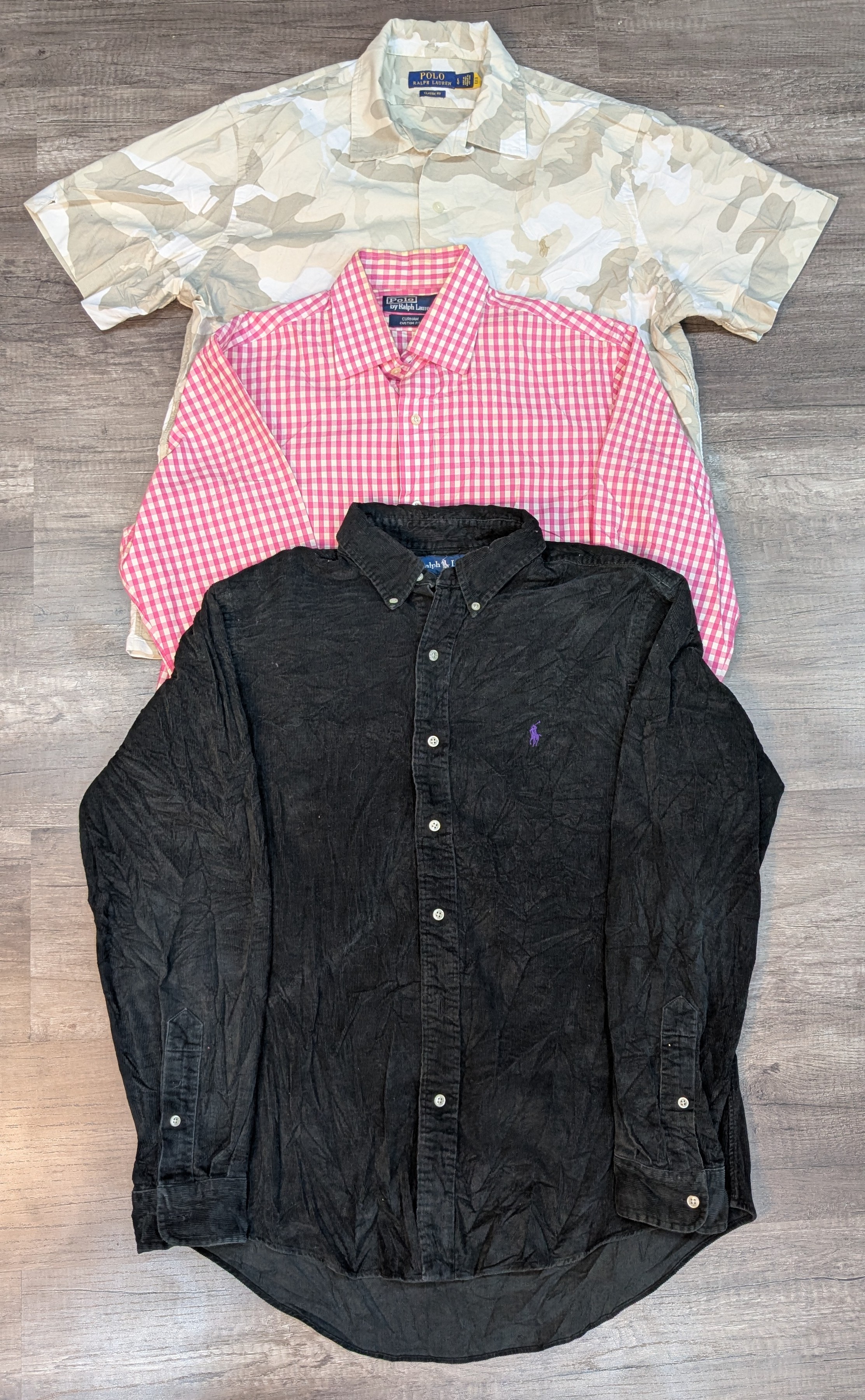 1024 - Ralph Lauren Long & Half Sleeves Men Shirts