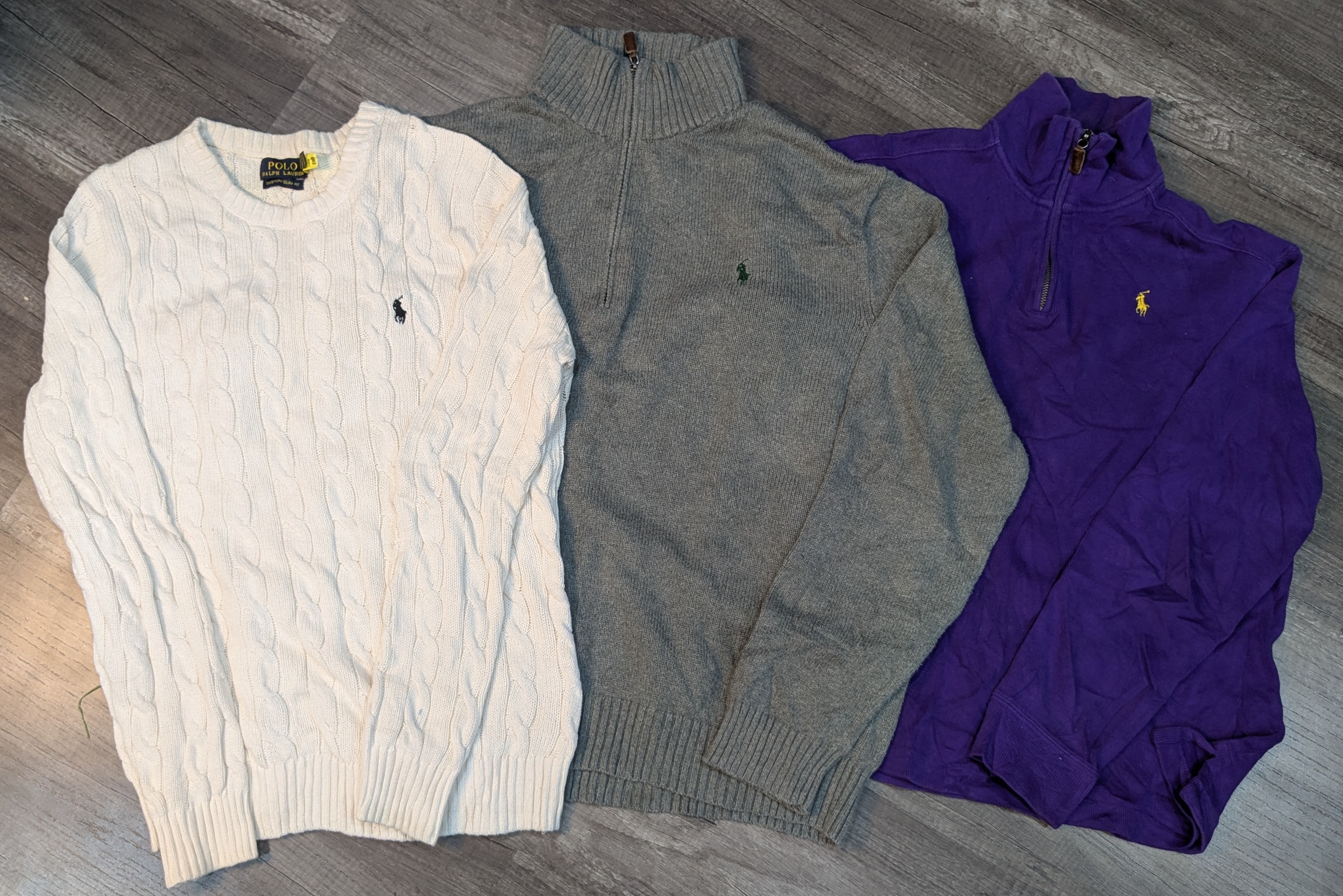 1028 - Ralph Lauren 1/4 Zip, Full Zip, Sweaters & Cable knot