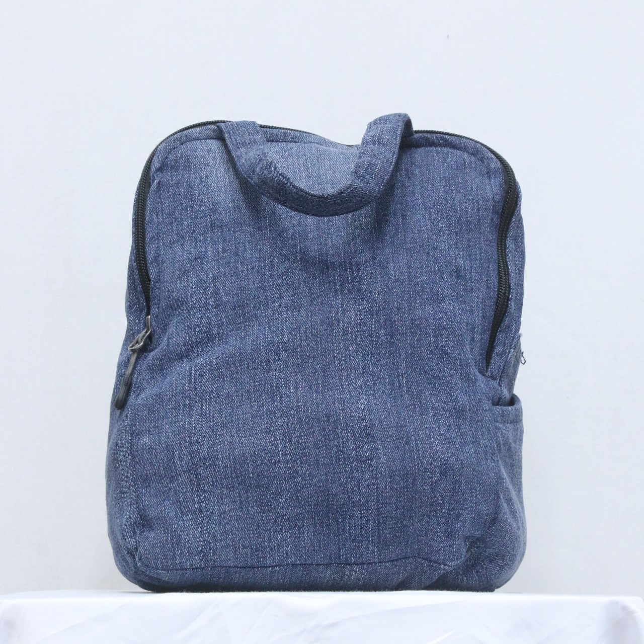 CR871 Upcycled Denim Miss Me Pocket Mini-Bag