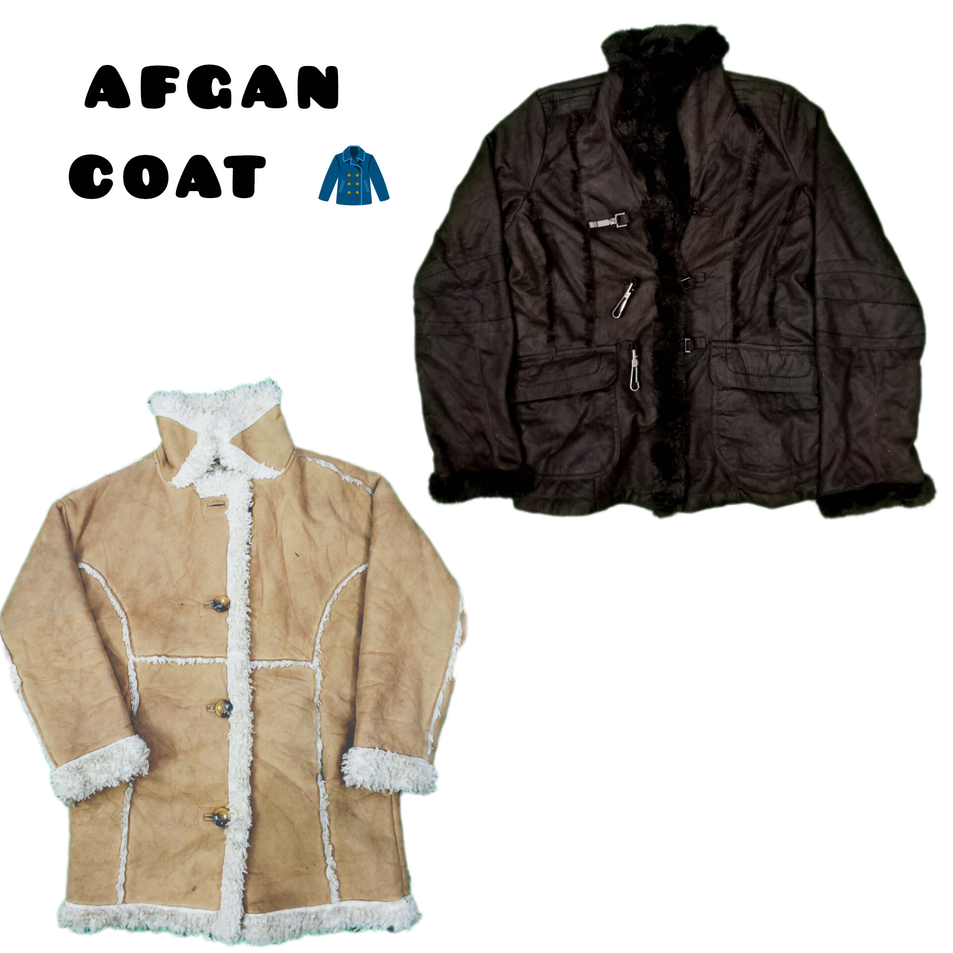 Cozy Winter Jackets | Afghan & Suede Style | Soft Fur Lining
