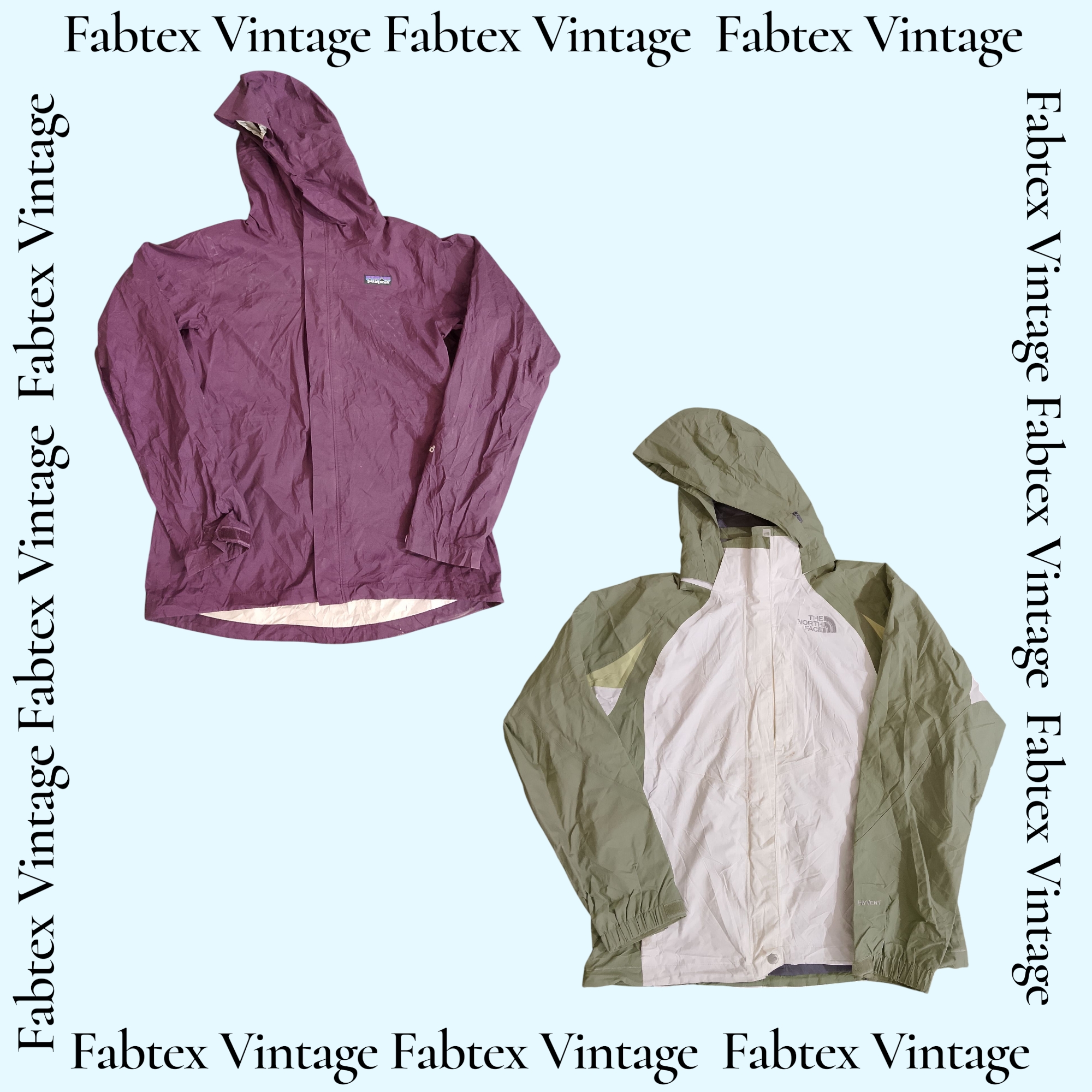 (FV-582) Patagonia - The North Face レインコート - ナイロンジャケット