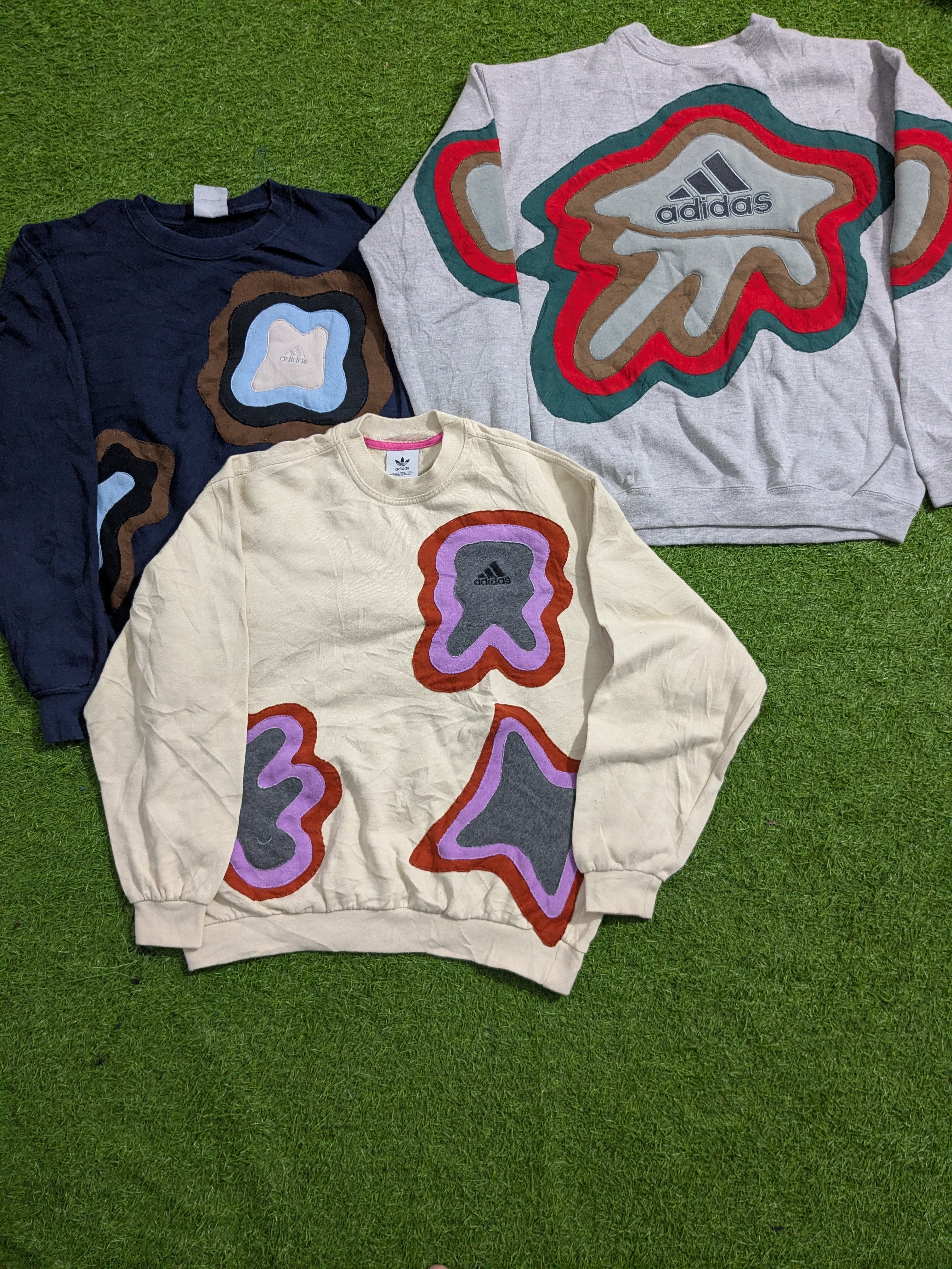 Upcycle Adidas Patchwork Sweatshirt