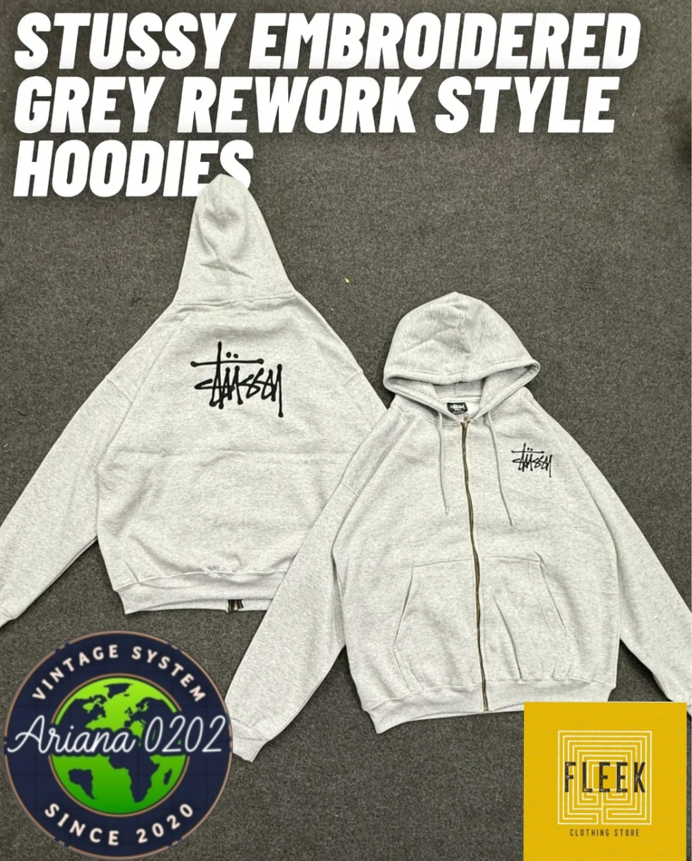 Rework style stussy swaet hoddie
