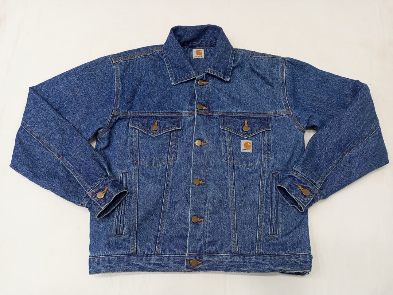 CR875 Upcycled Carhartt Lined Denim Jacket