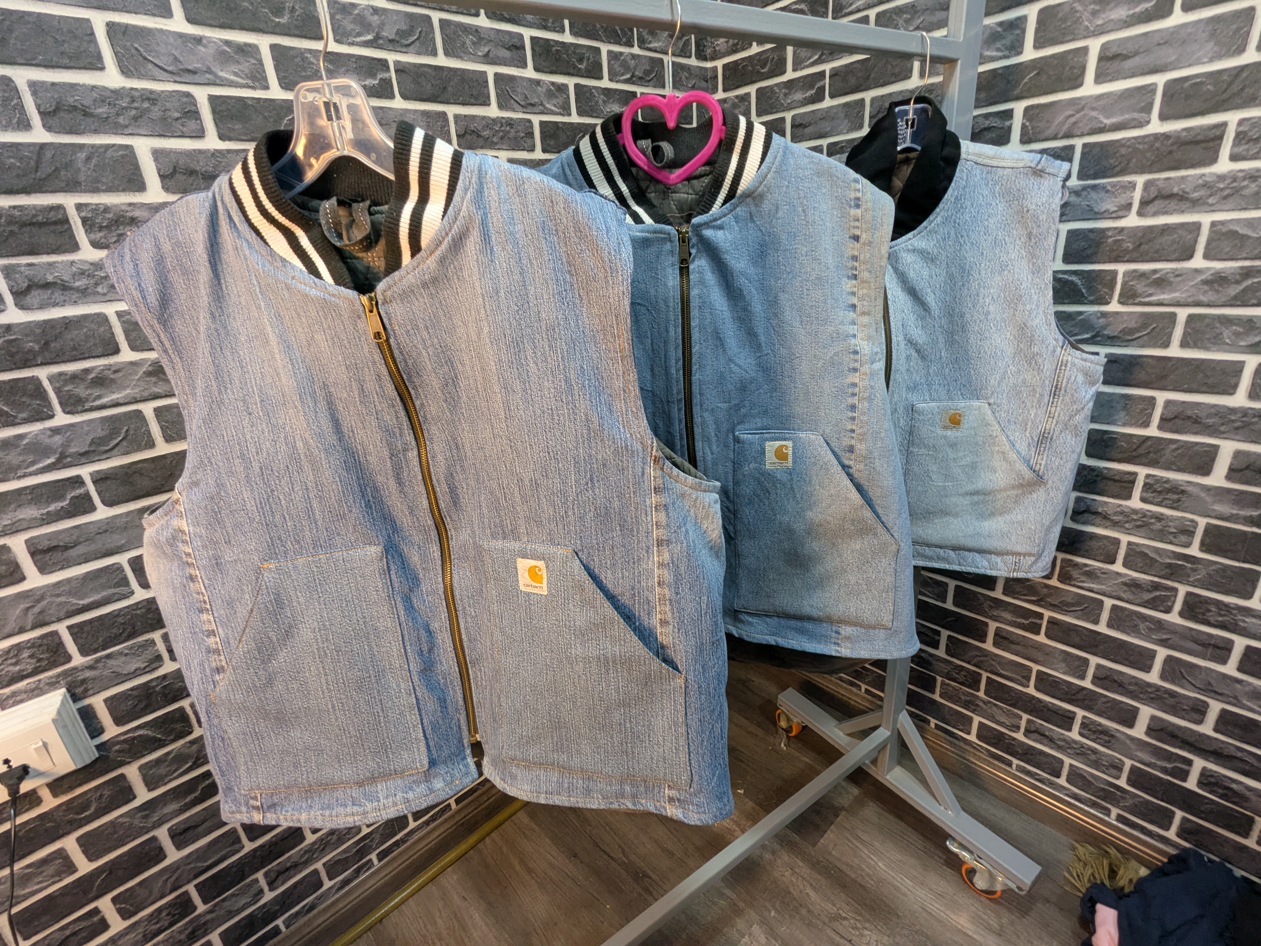 1034 - Upcycled Carhartt Denimjacken